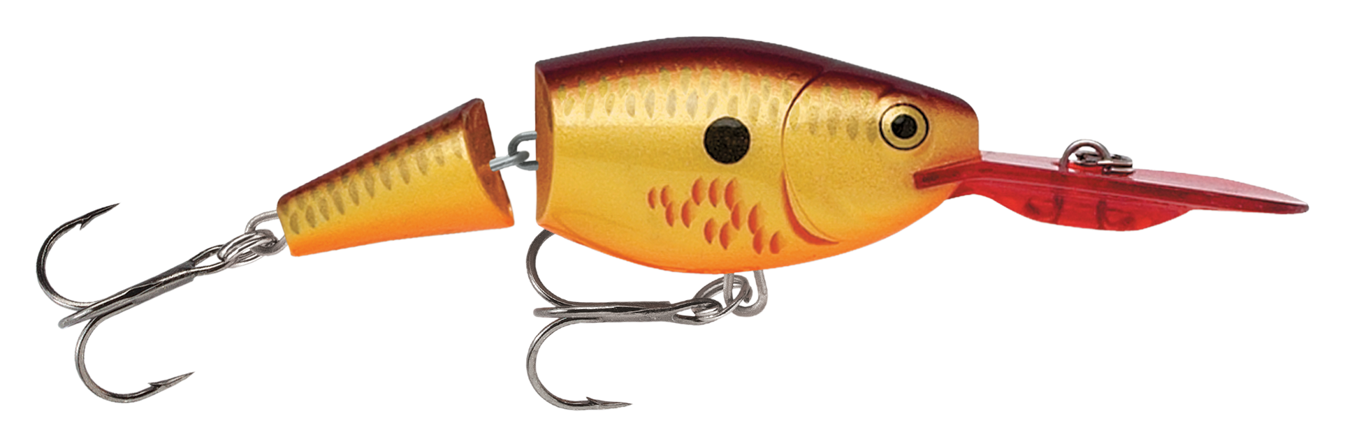 Image of Rapala Jointed Shad Rap - JSR05 - 2' - Bleeding Copper Flash