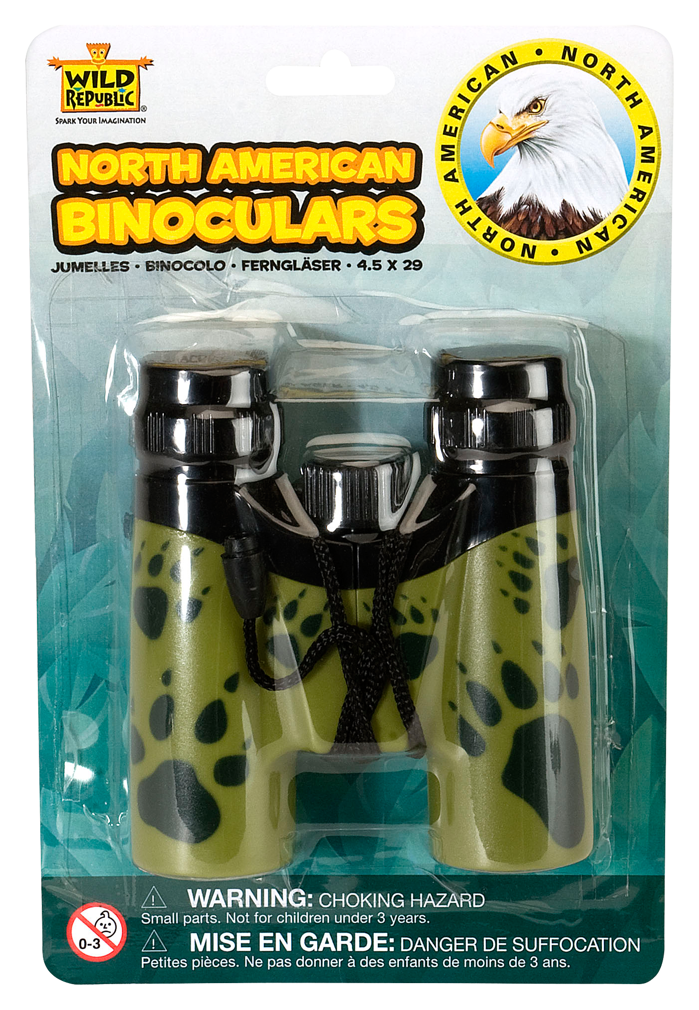 Wild Republic North American Binoculars for Kids