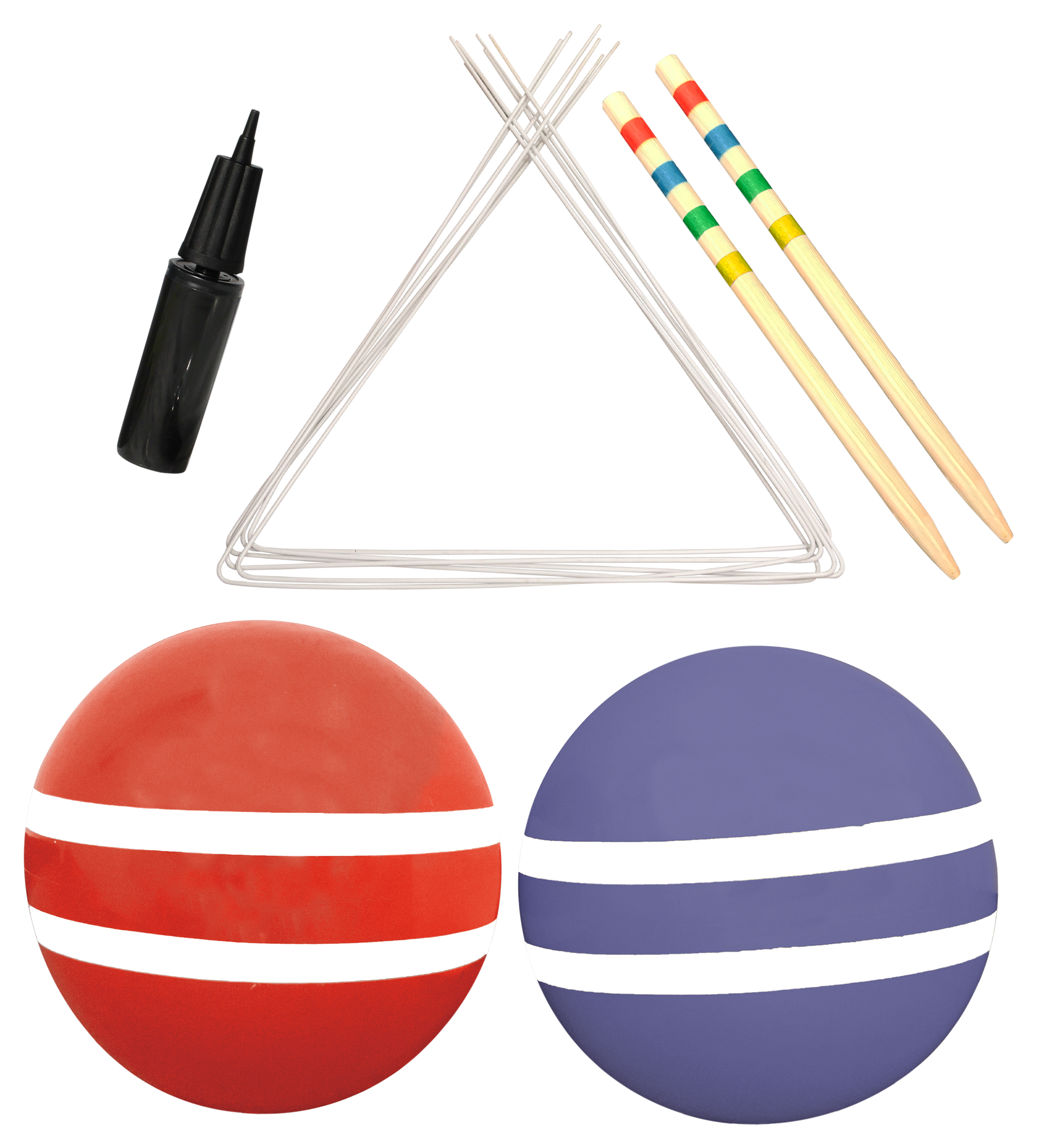 B4 Adventure Wicket Kick Giant Kick Croquet Outdoor Game Set