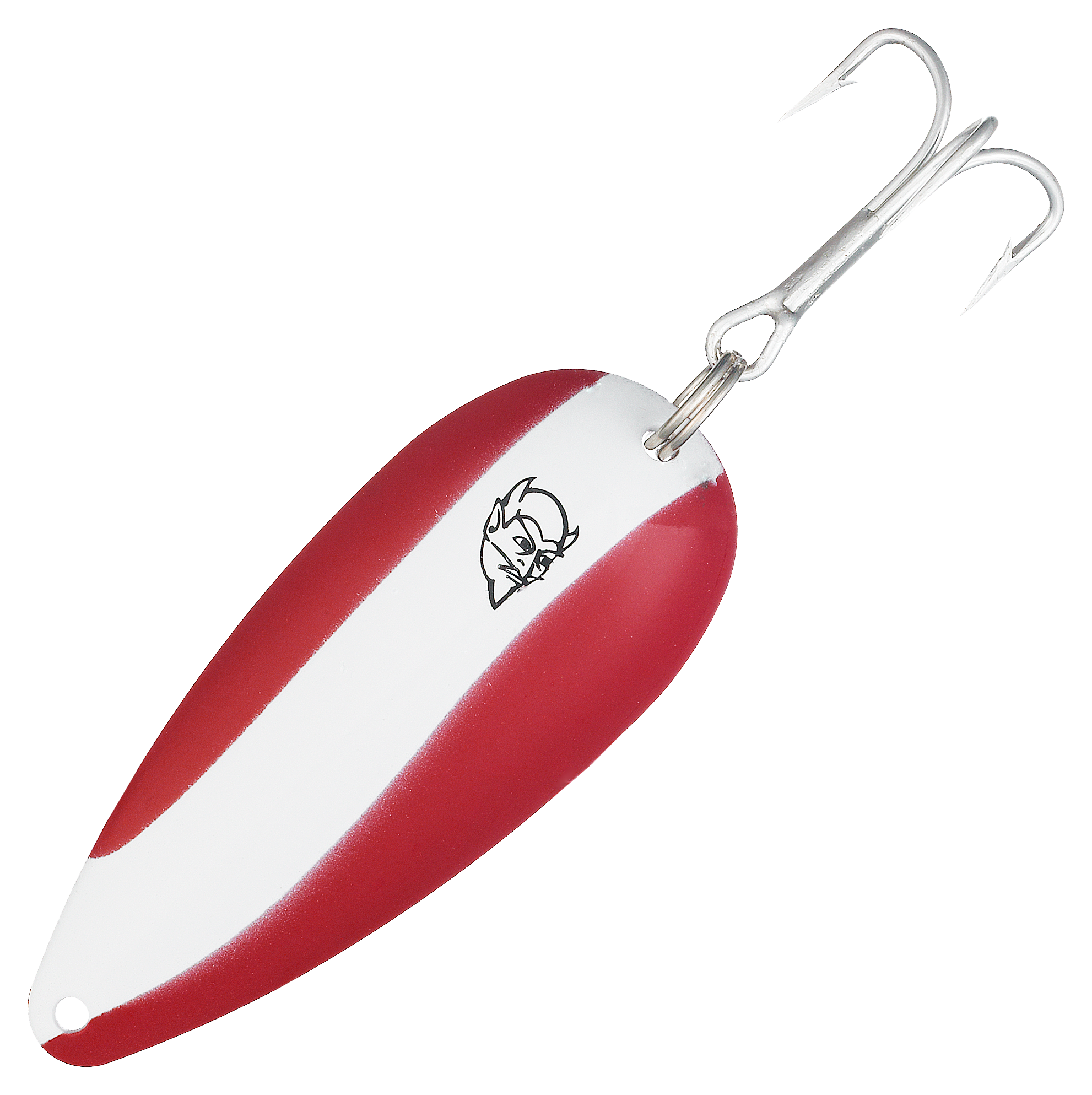 Image of Eppinger Original Dardevle Spoon - 1-3/4″ - 1/4 oz. - Red/White Stripe Nickel Back