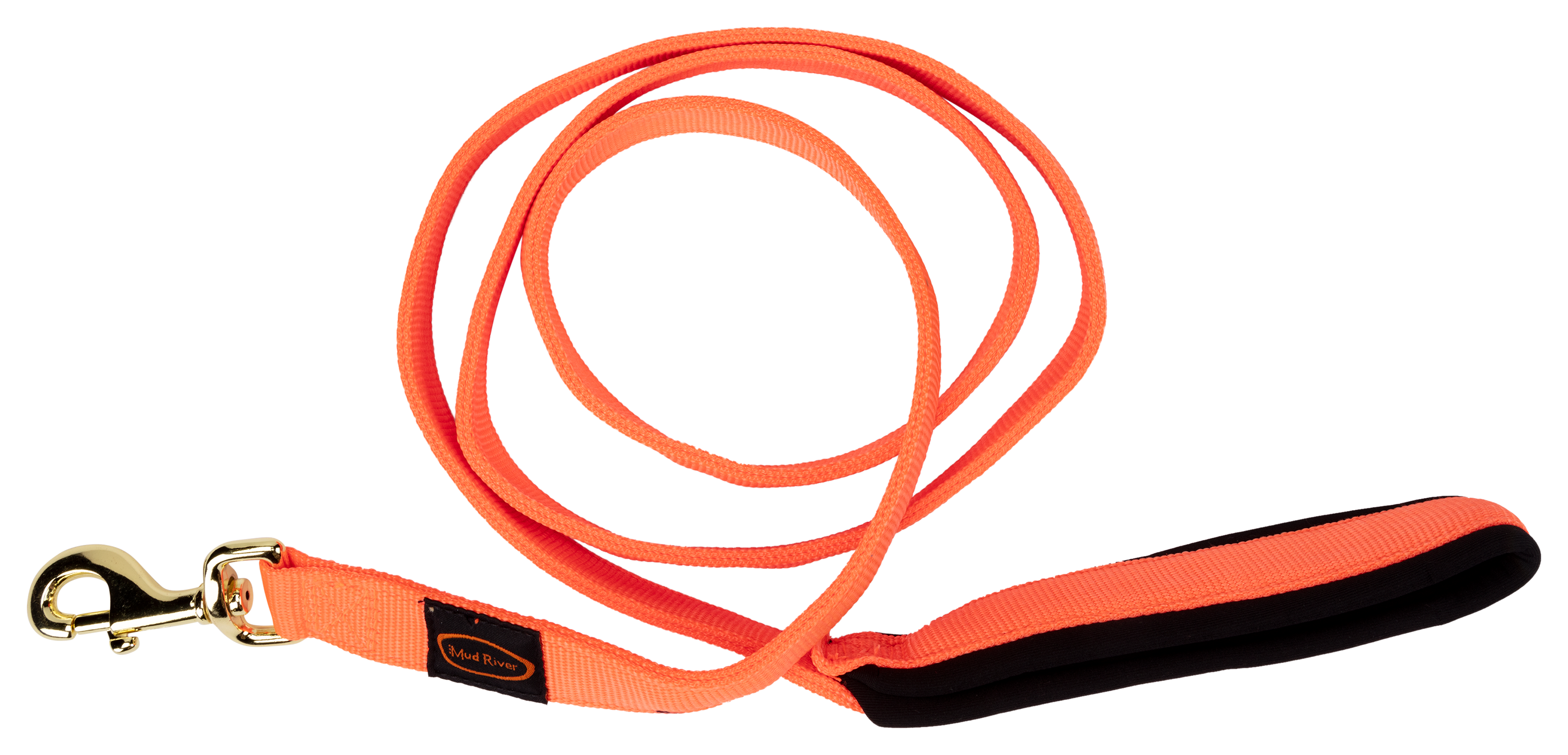 Mud River Soft Grip Dog Leash - Orange - 72