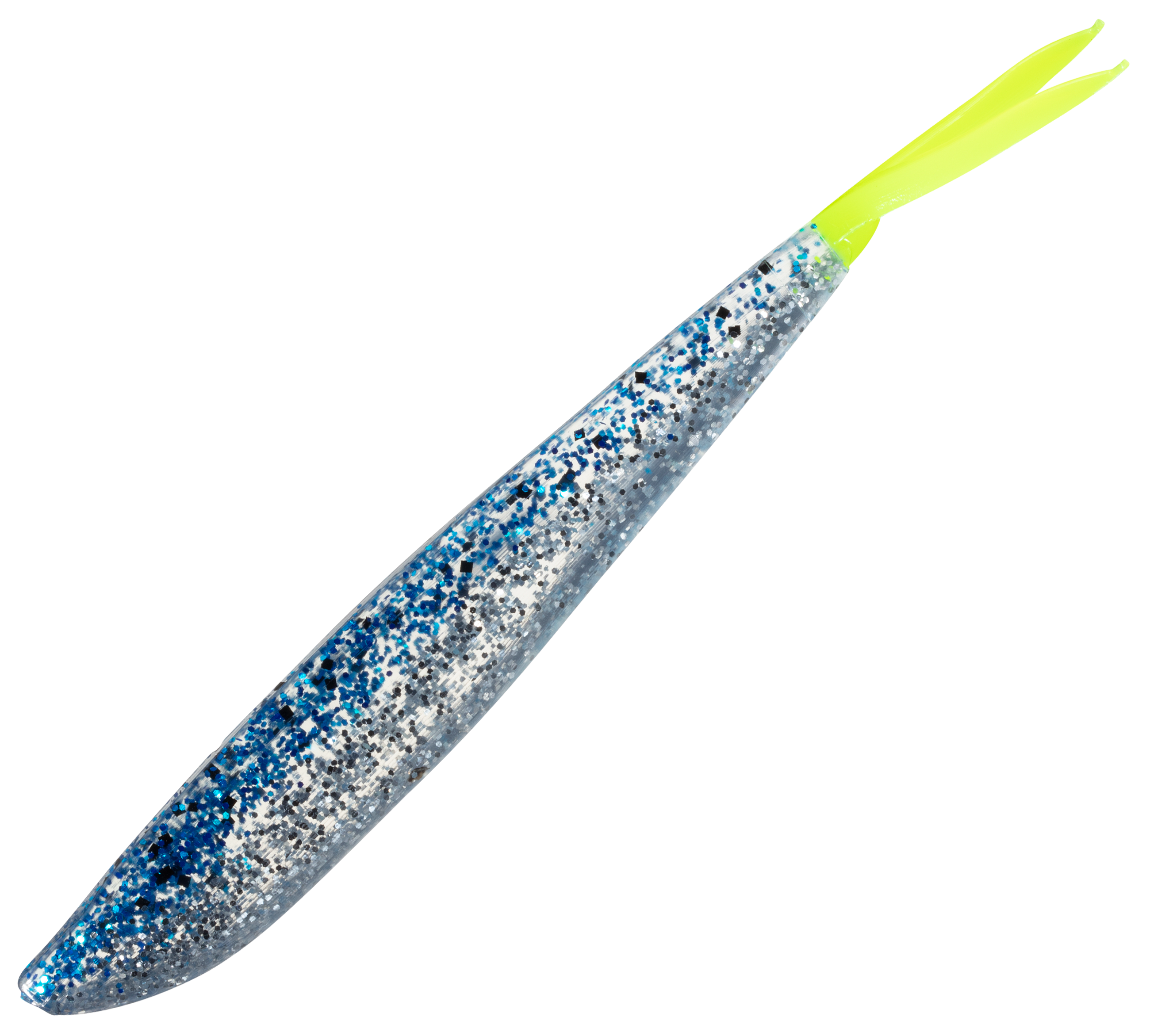 Image of Lunker City Fin-S Fish - 4″ - Blue Ice/Chartreuse Tail