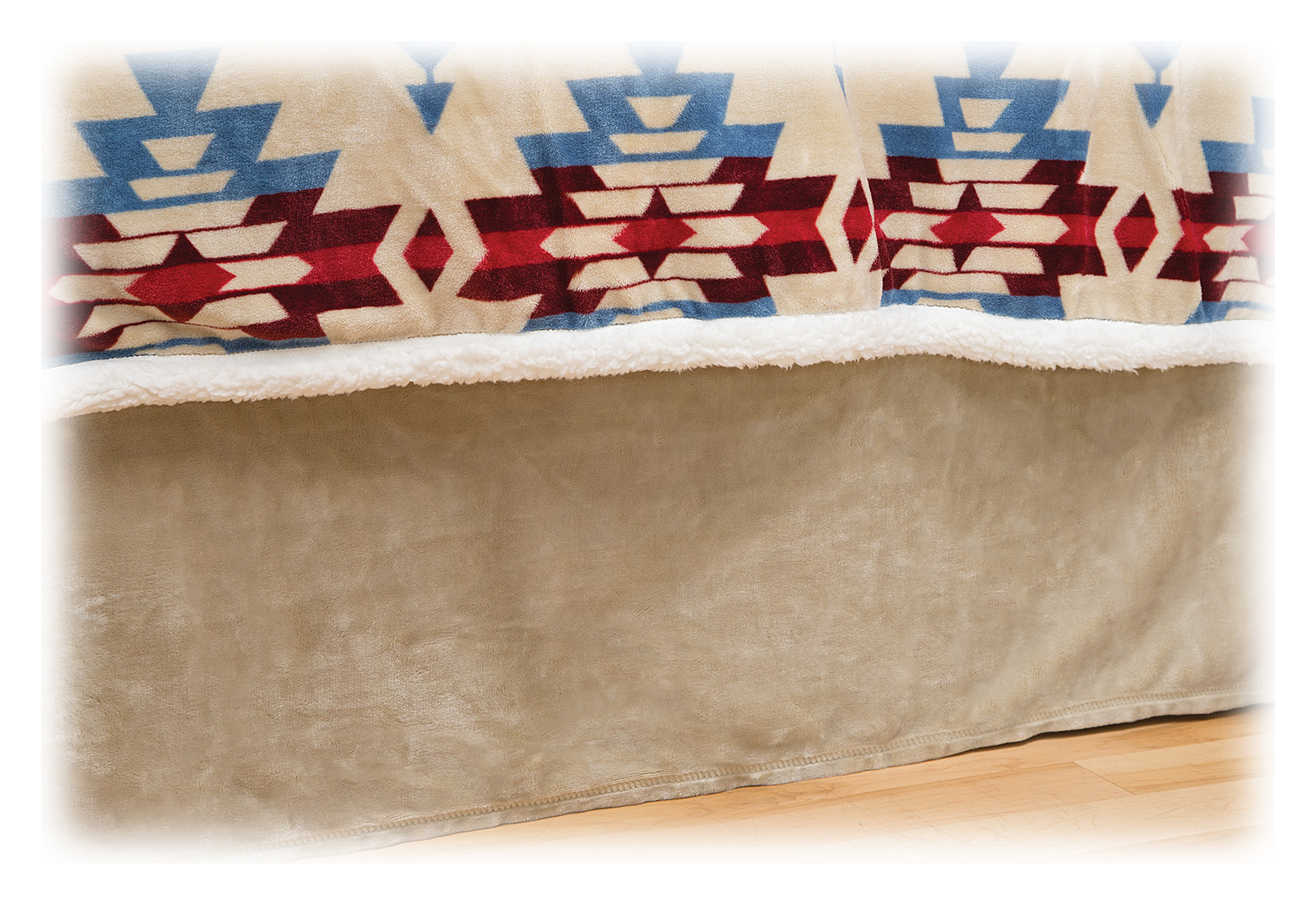 Carstens Blue River Southwest Collection Bed Skirt - King