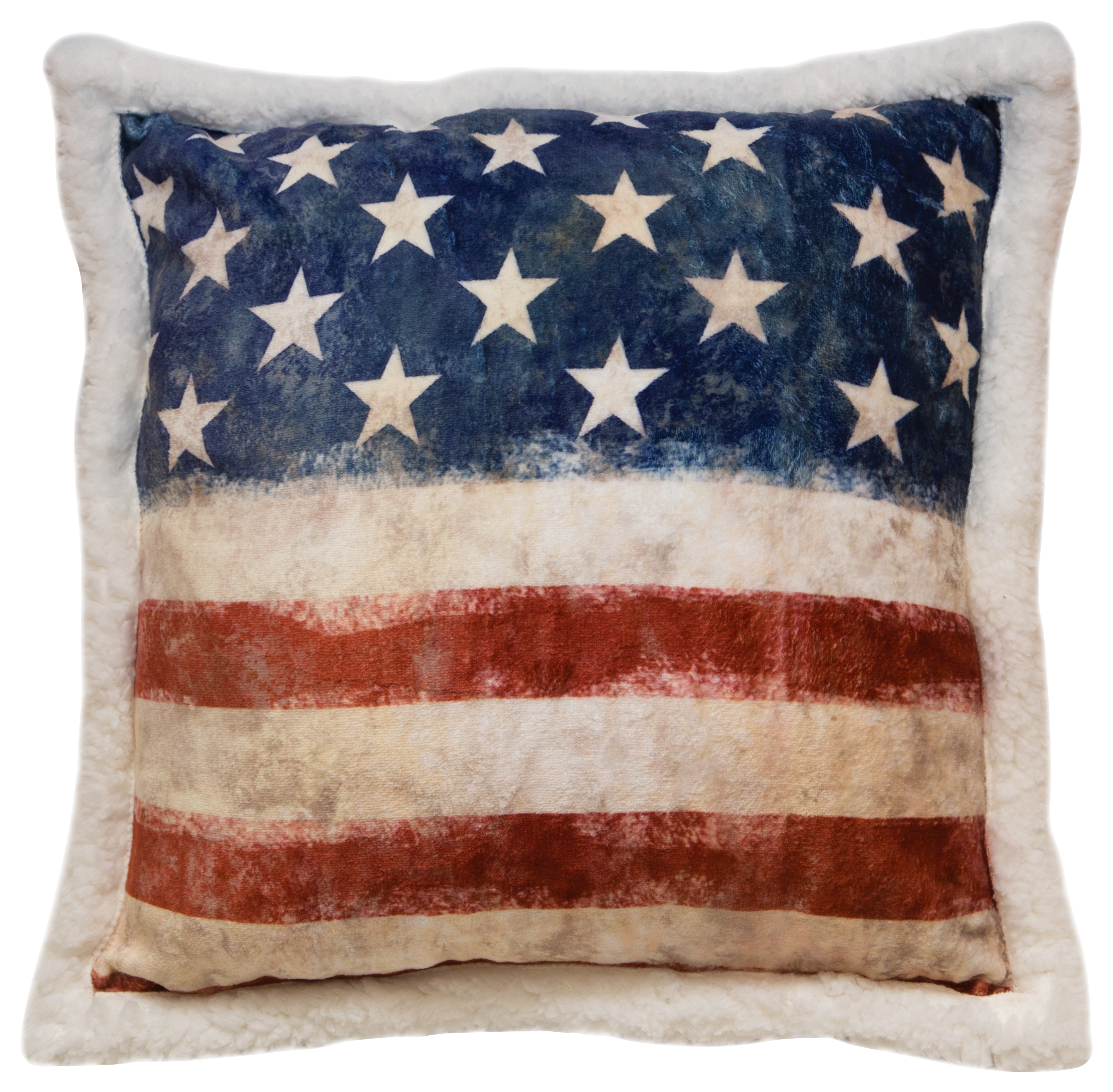 Carstens, Inc. Wrangler Stars &Stripes Collection American Flag Sherpa Flee