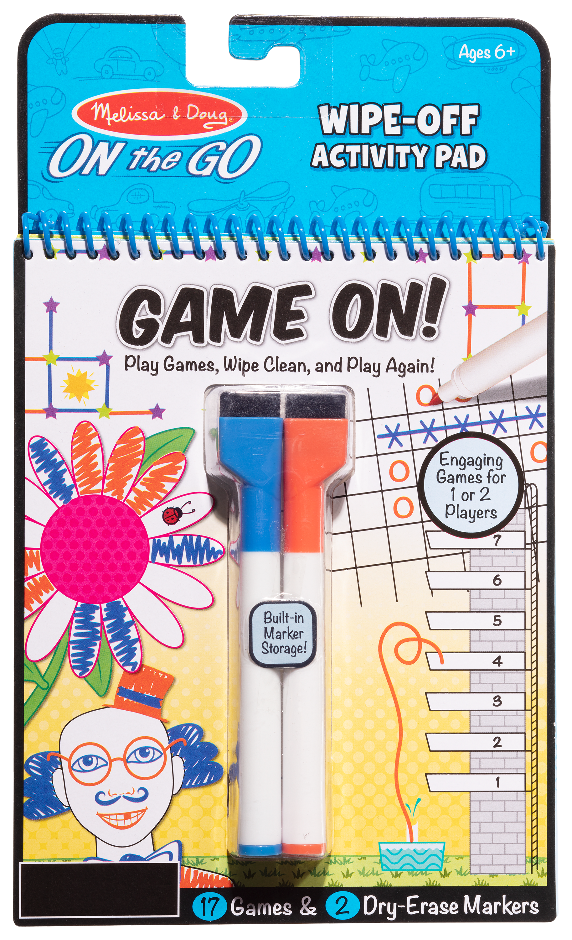 Image of Melissa &Doug On-The-Go Wipe-Off Activity Pad