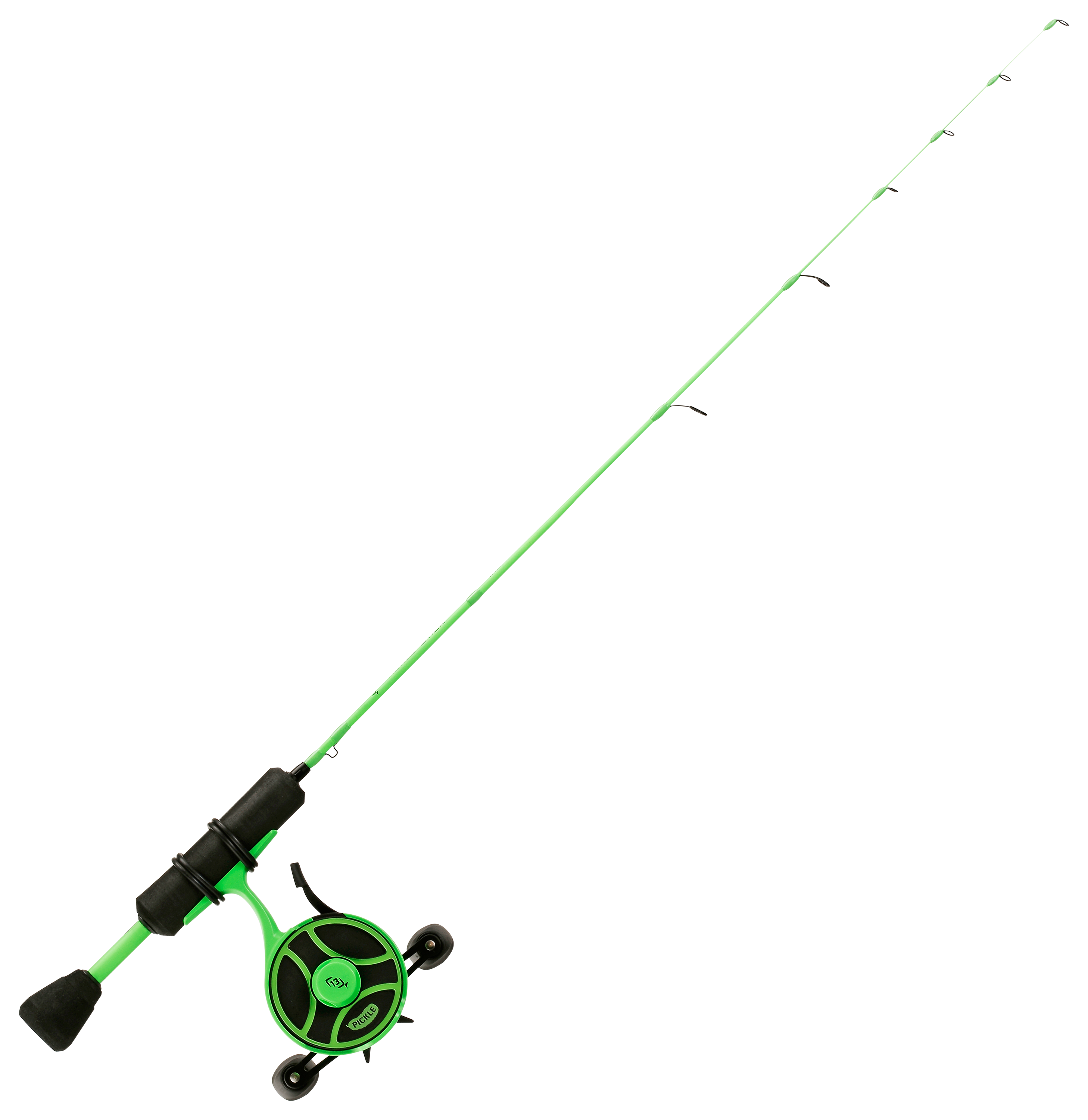 13 Fishing Radioactive Pickle Inline Ice Fishing Combo - RP2-27L-LF