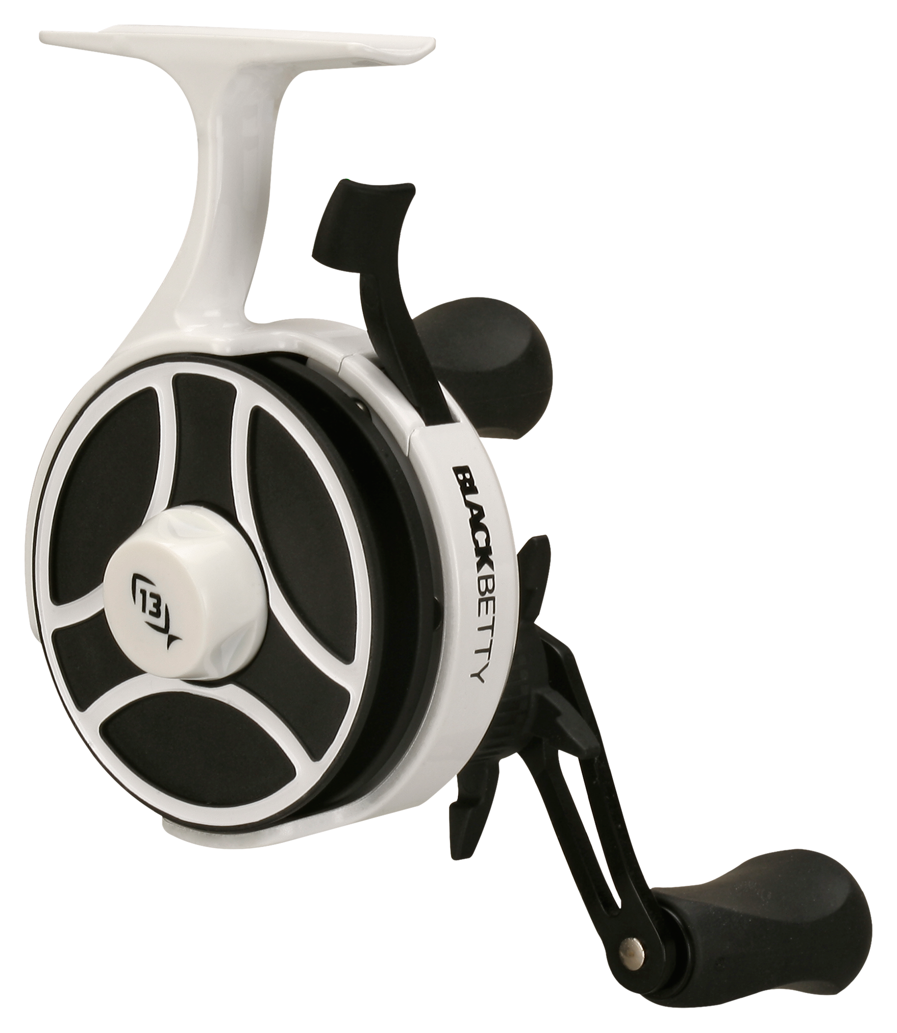 13 Fishing FreeFall Ghost Inline Ice Fishing Reel - BBFFGW2.5-LH