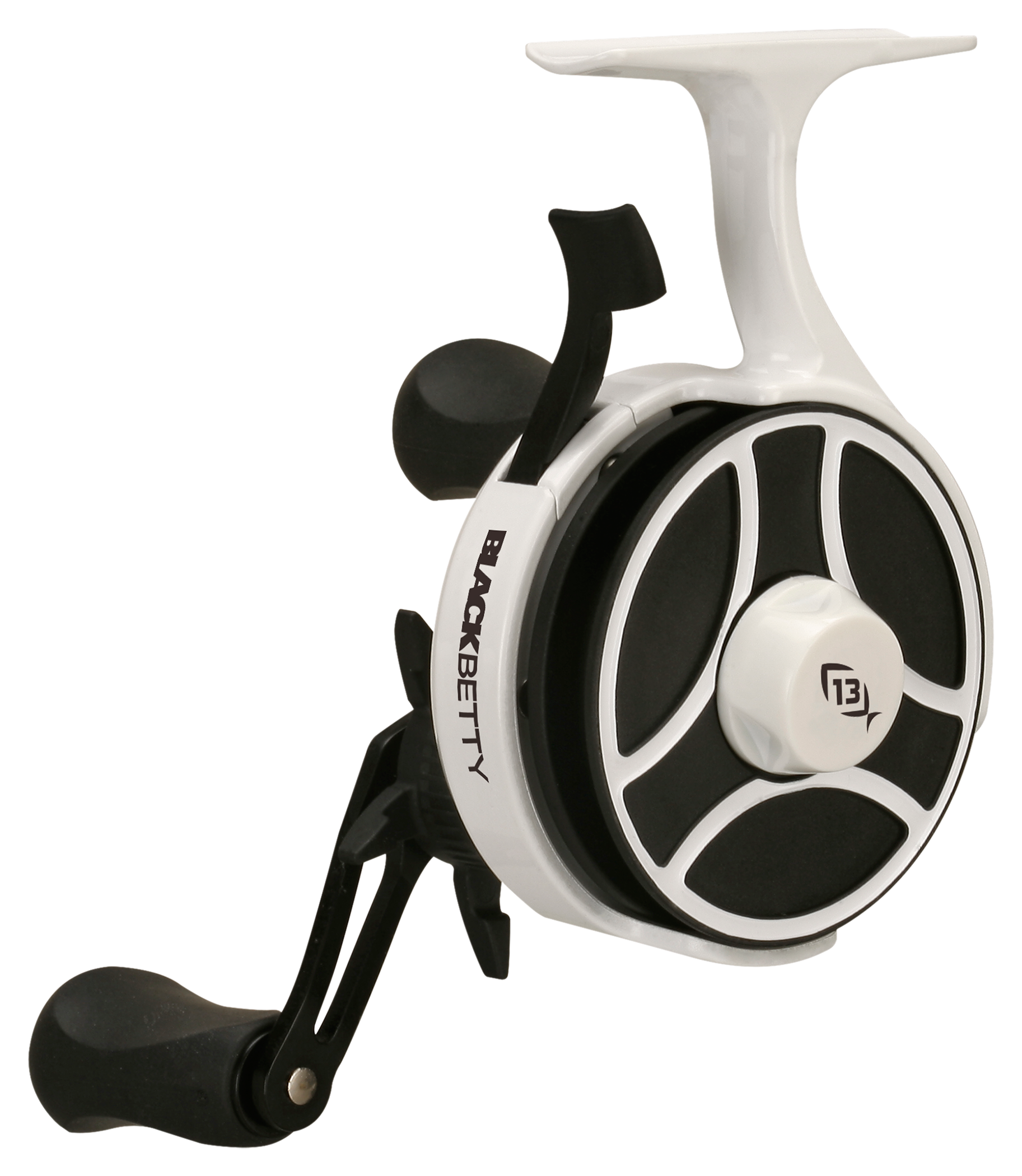 13 Fishing FreeFall Ghost Inline Ice Fishing Reel - BBFFGW2.5-RH