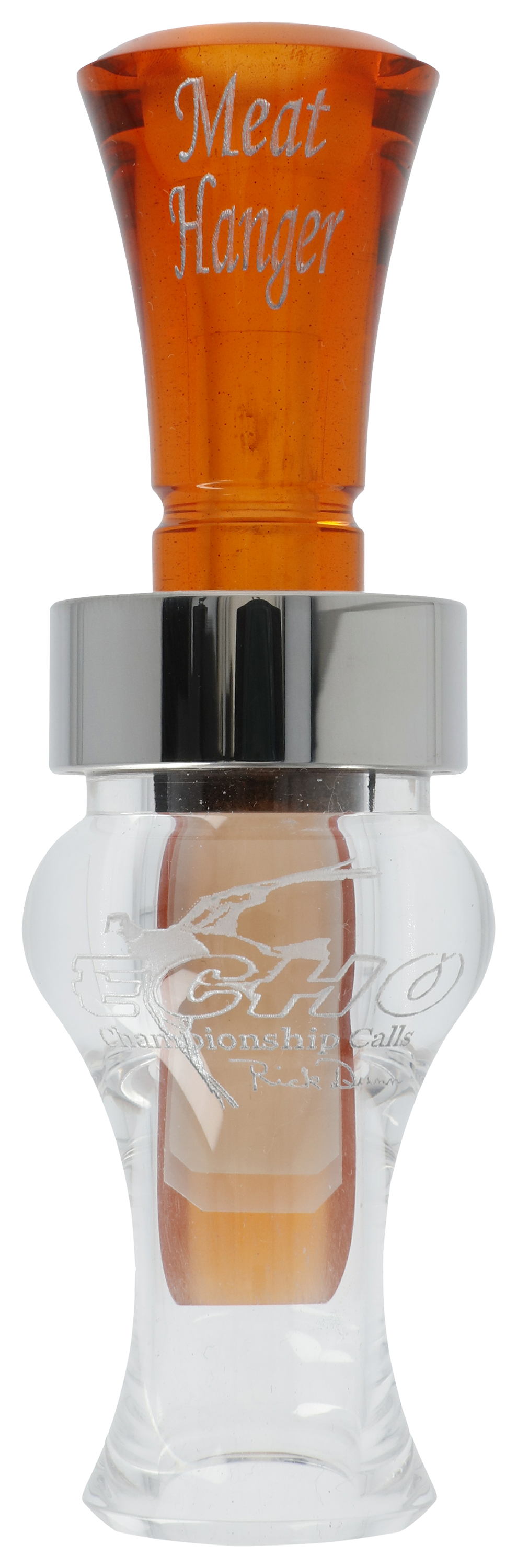 Echo Calls Meat Hanger Acrylic Duck Call - Bourbon - Echo Calls