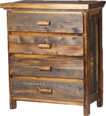 Mountain Woods Furniture Wyoming Collection Four-Drawer Chest - Bronze