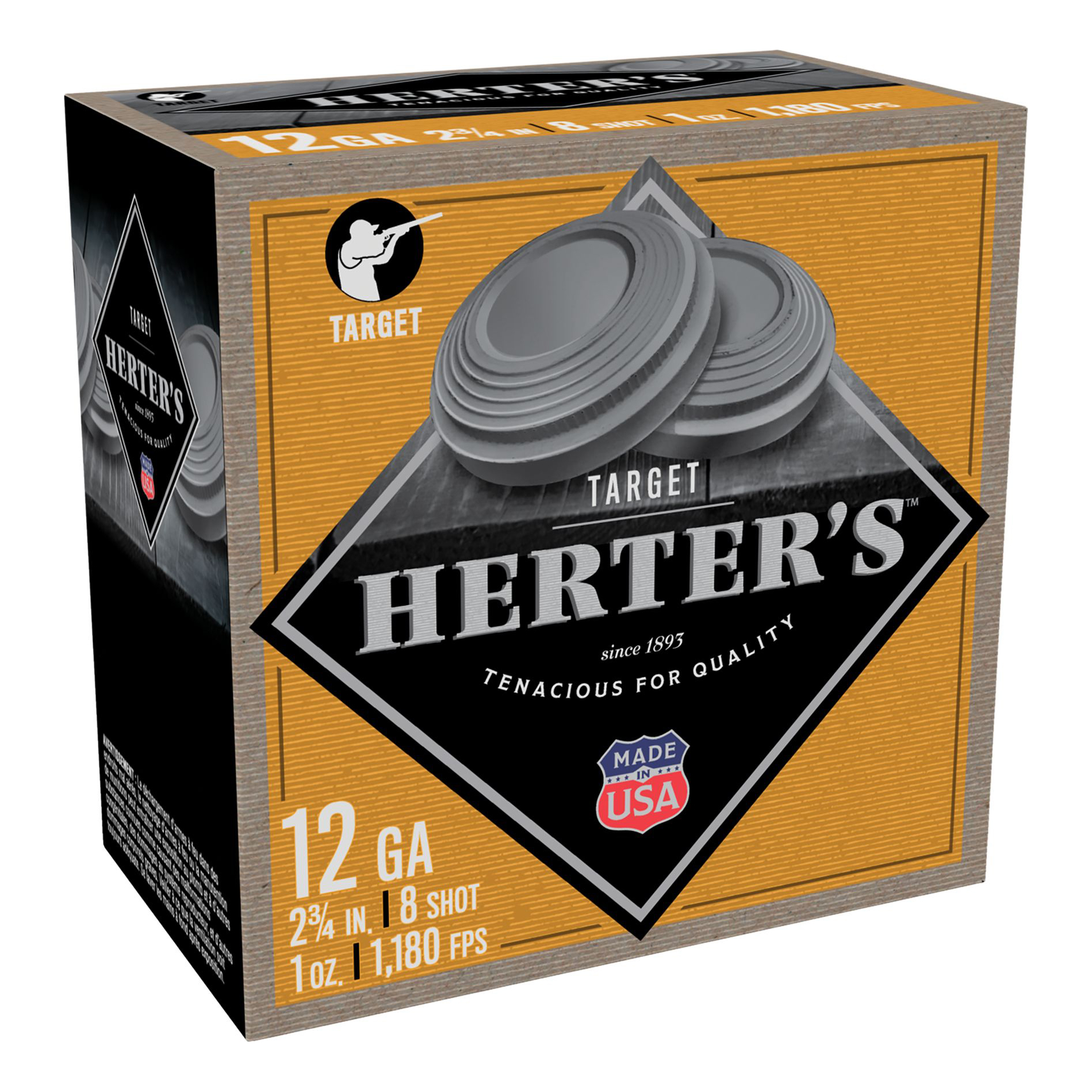 Herter's Target Shotgun Shells - 28 Gauge - #7.5 - 2.75″ - 25 Rounds - Herter's