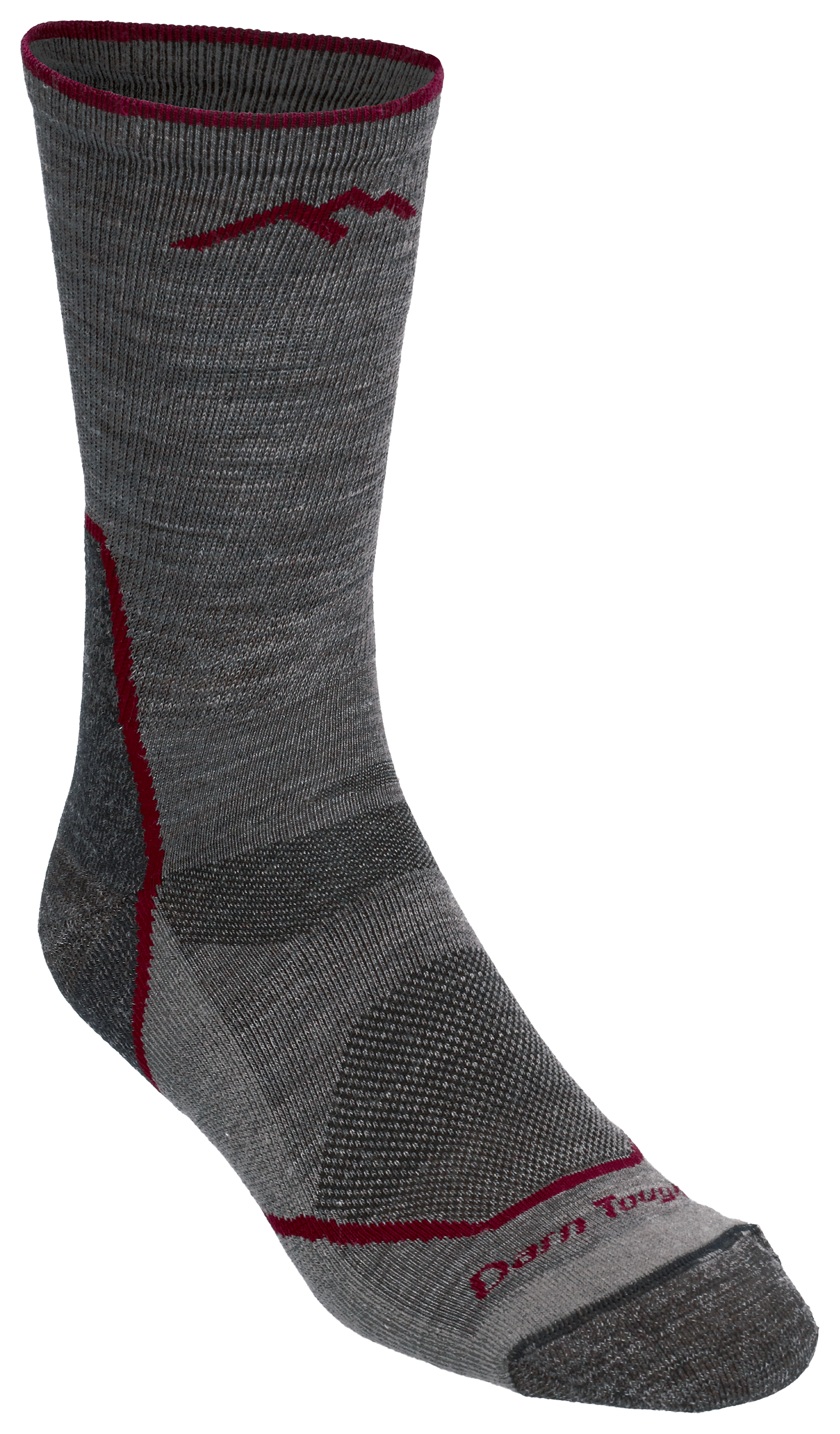 Darn Tough Light Hiker Merino Wool Micro Crew Socks for Men - Taupe - XL