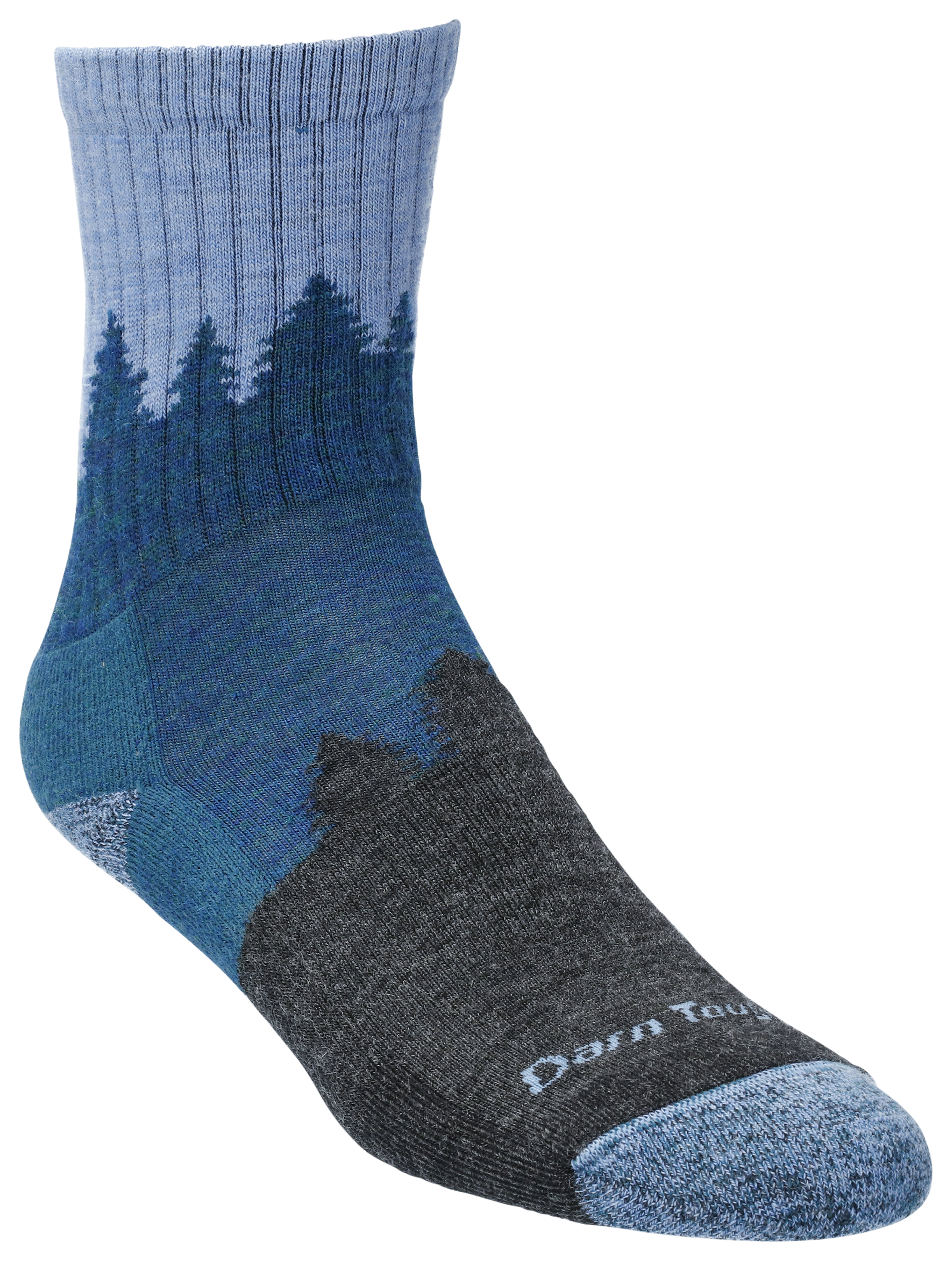 Darn Tough Treeline Light Hiker Micro Crew Wool Socks for Ladies - M