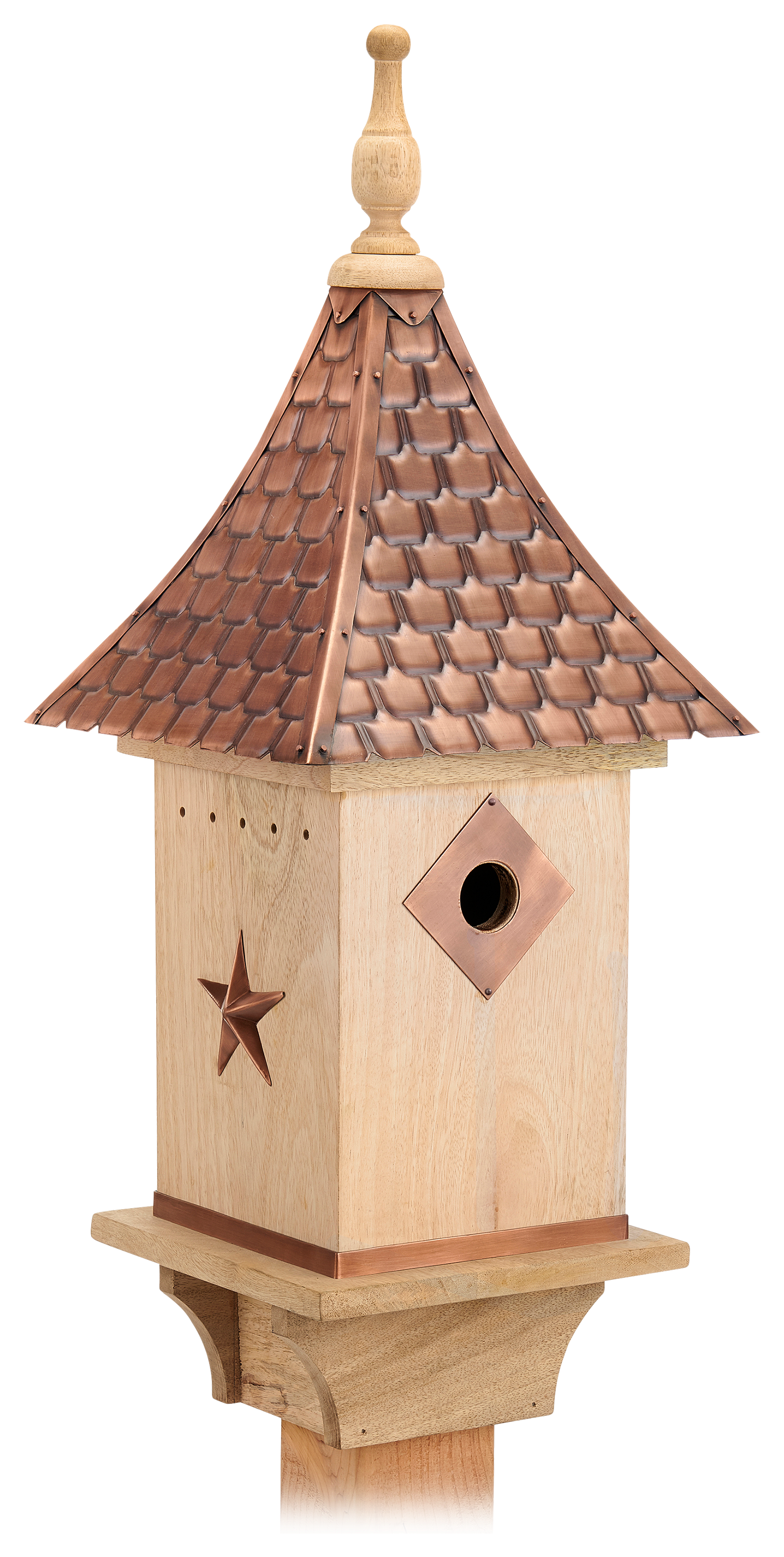 Good Directions Copper-Shingled-Roof Birdhouse