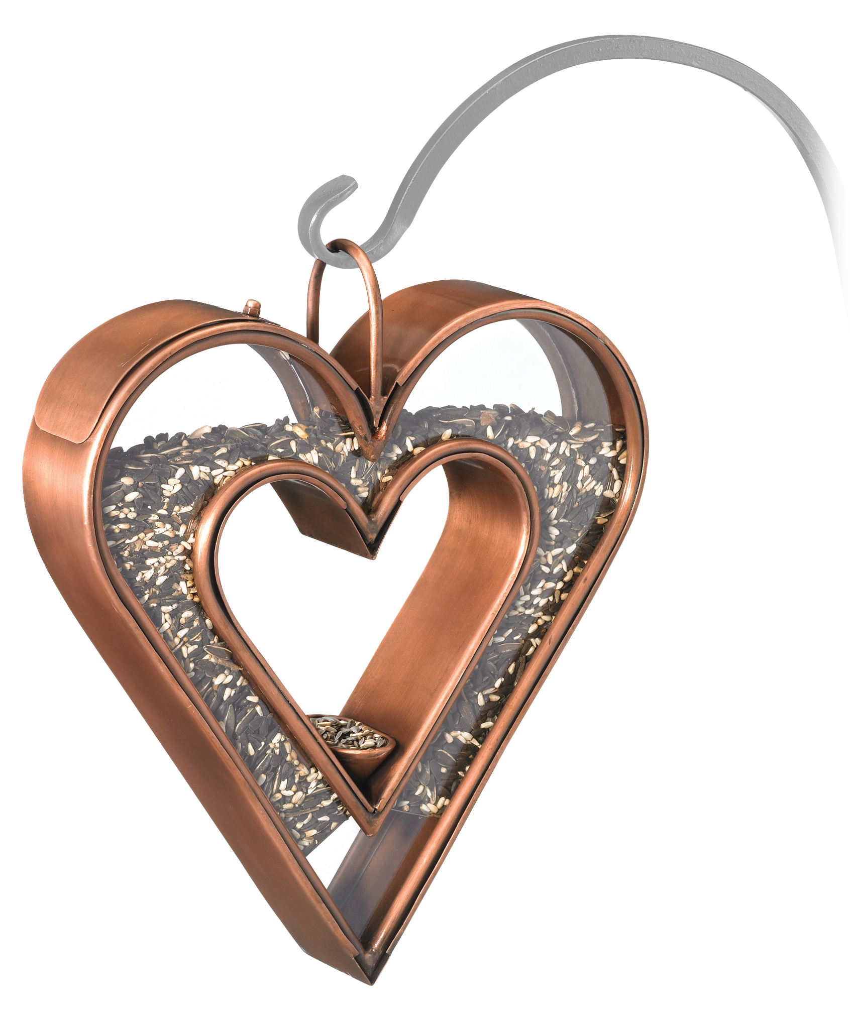 Good Directions Heart Fly-Thru Bird Feeder