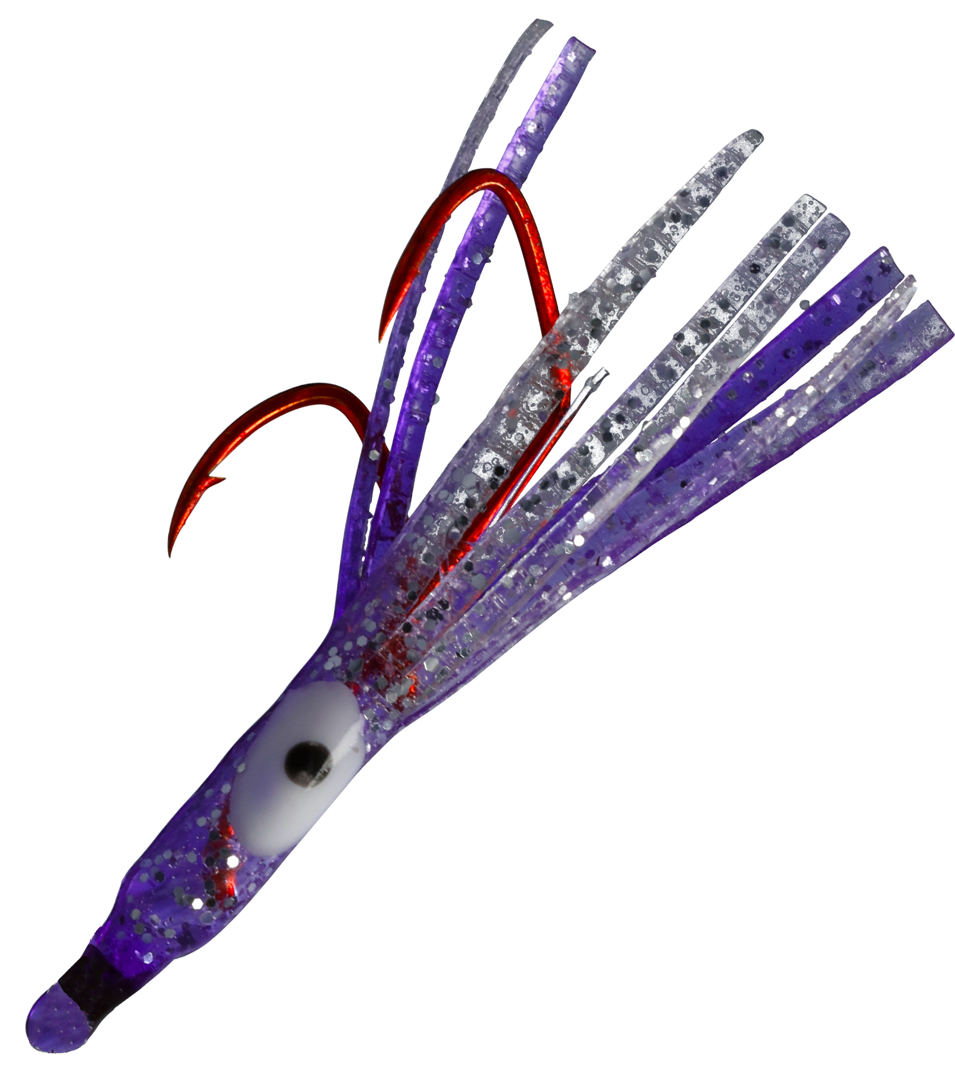 Christensons Mini Squid Rig - 1-1/2 - Purple Glitter Bug