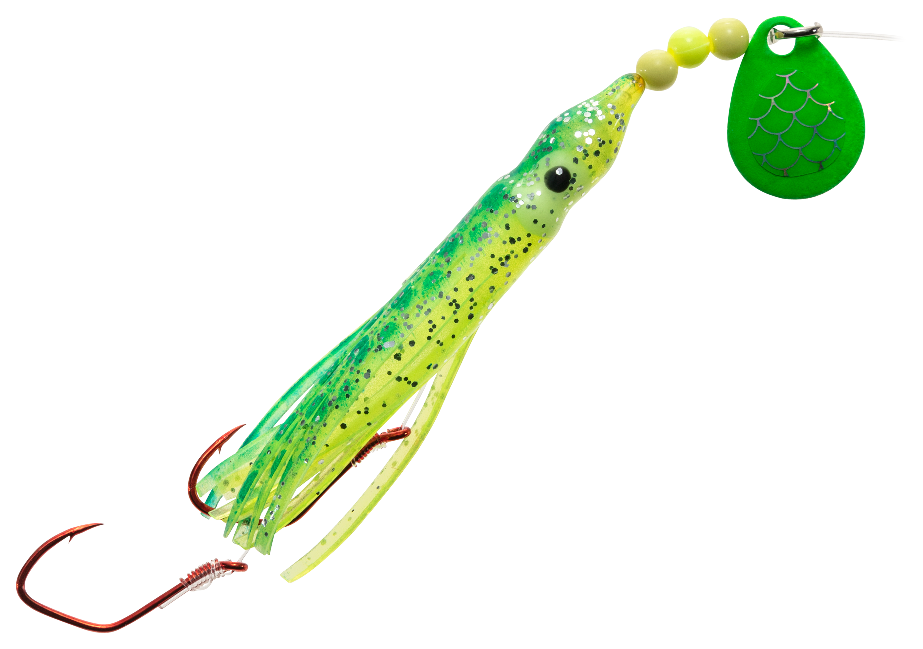 Christensons Lake Shore Tackle Colorado Spinner Squid Rig - Spotted Whipta
