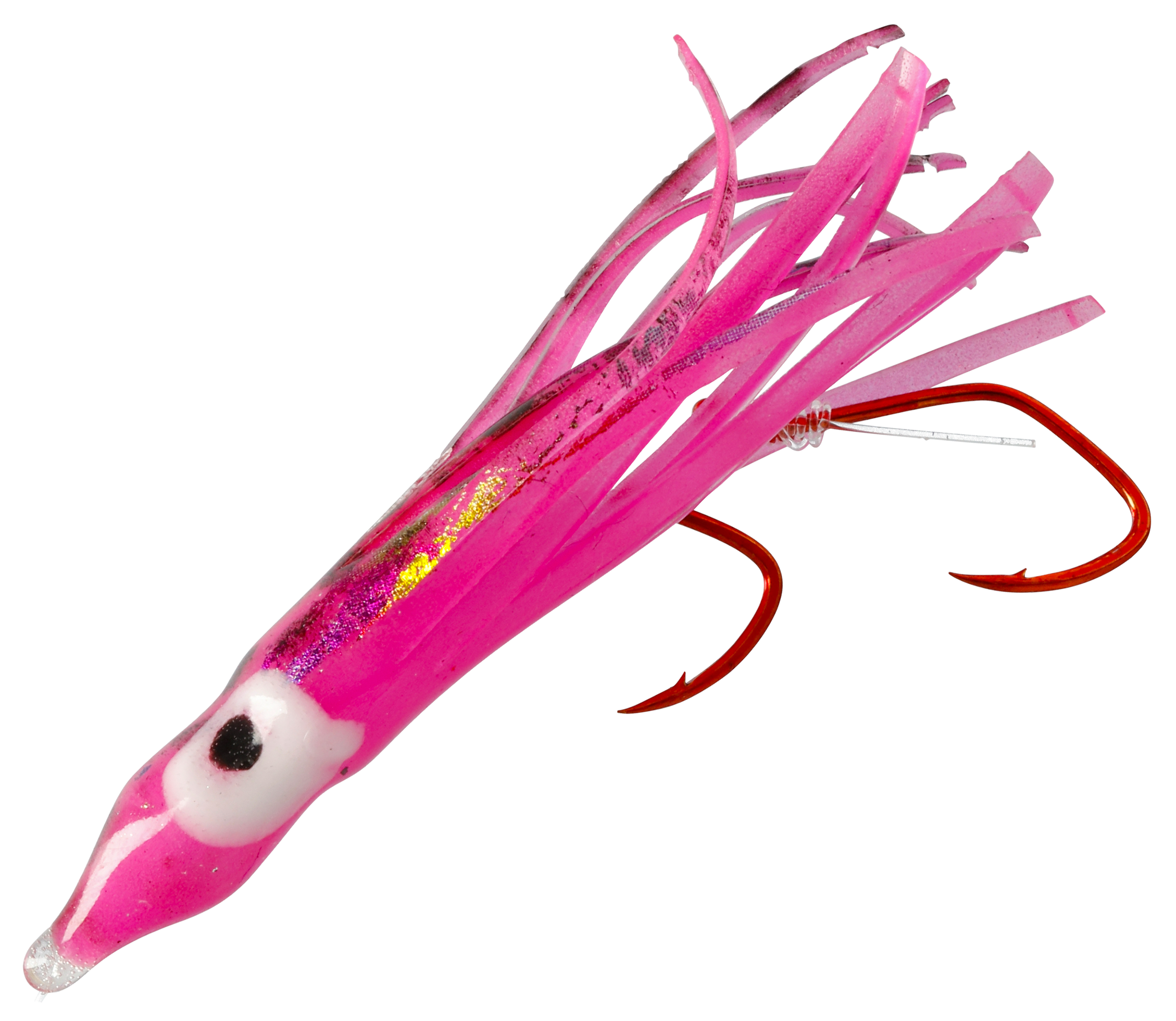 Christensons Slammin Salmon Squid Rig - 2 - Pink Halo