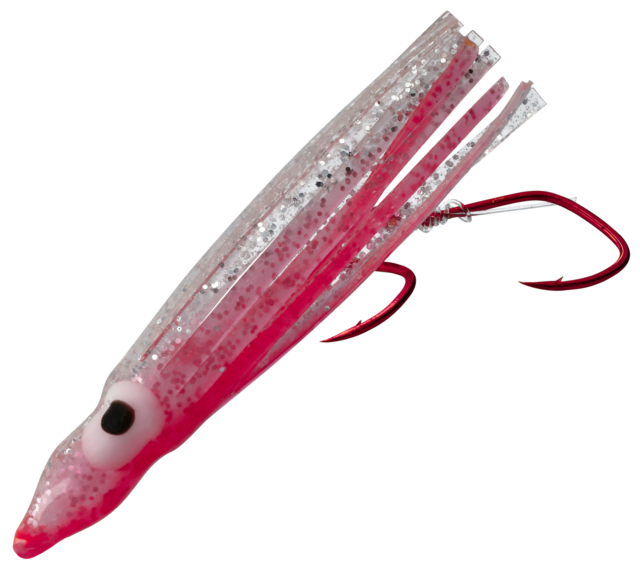 Christensons Slammin Salmon Squid Rig - 2 - Kinky Pink