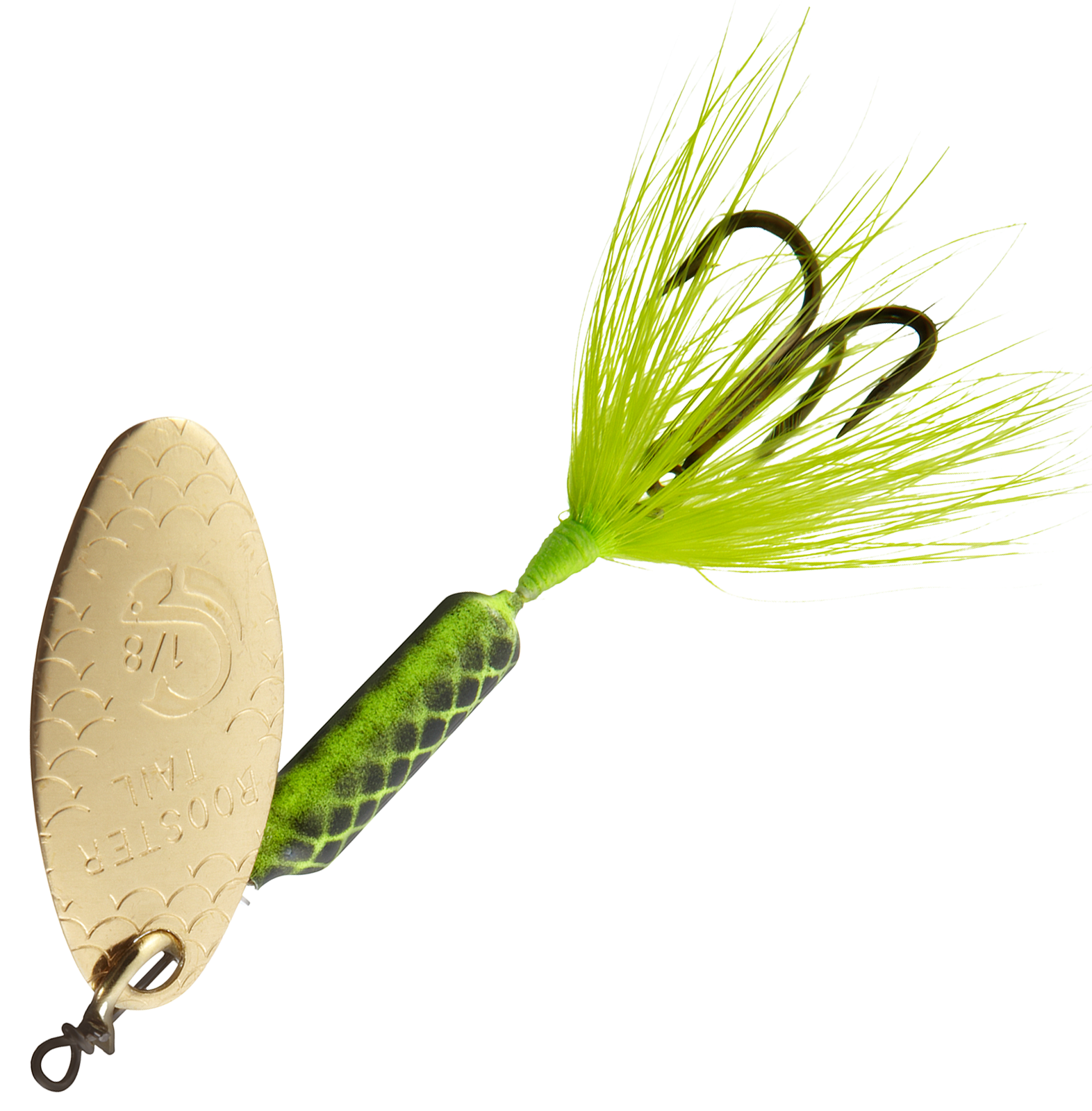 Image of Worden's Original Rooster Tail - 1/8 oz. - Chartreuse