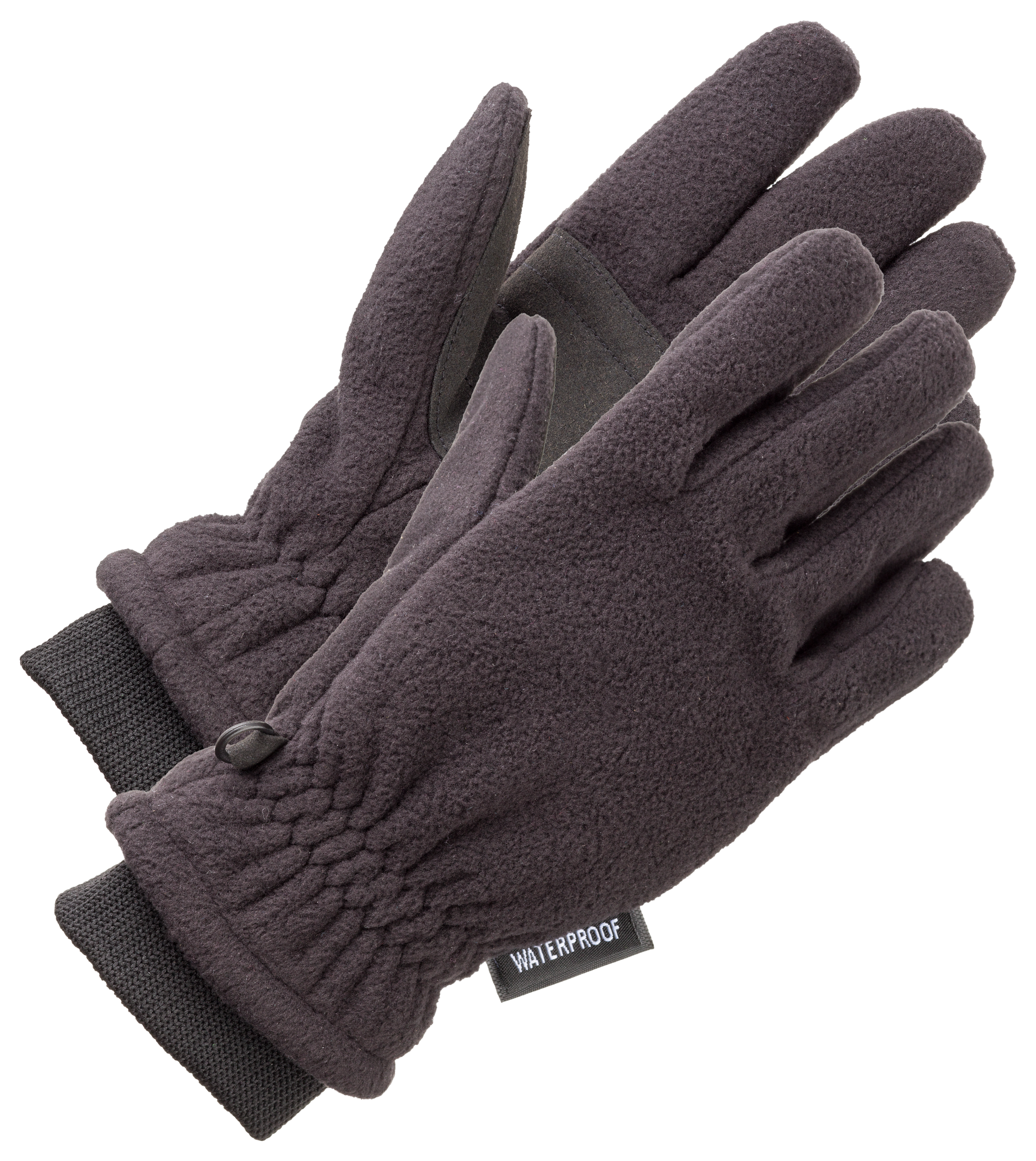 Recoil Wind Force Fleece Gloves for Kids - Black - S/M