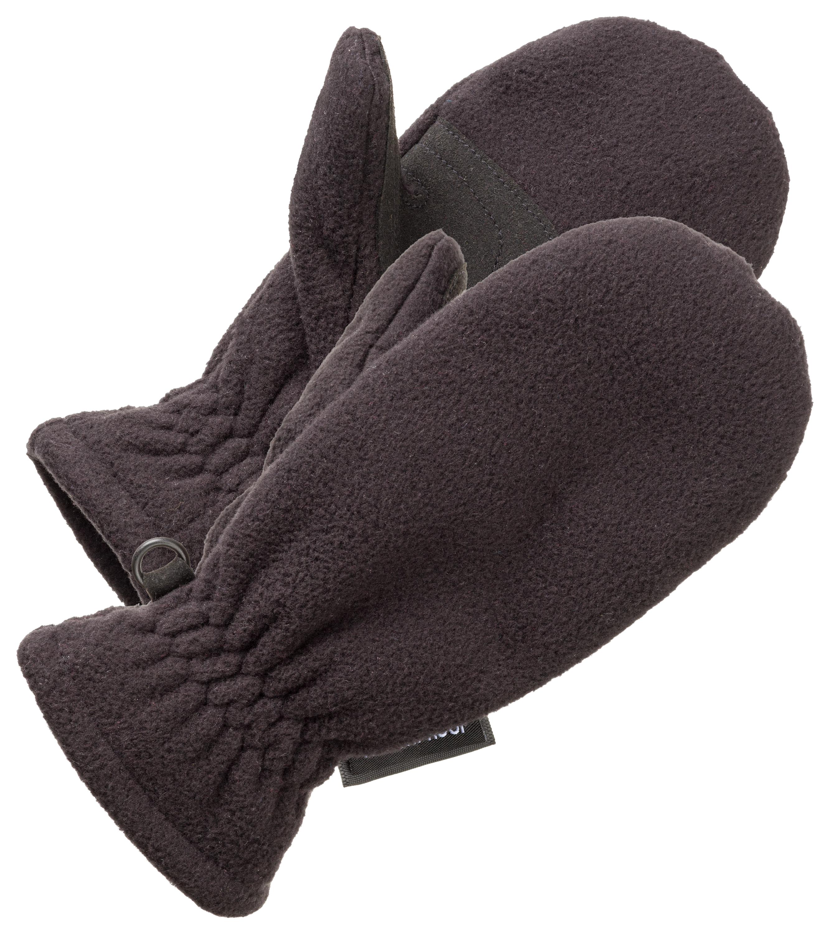 Recoil Wind Force Fleece Mittens for Toddlers - Black - S/M