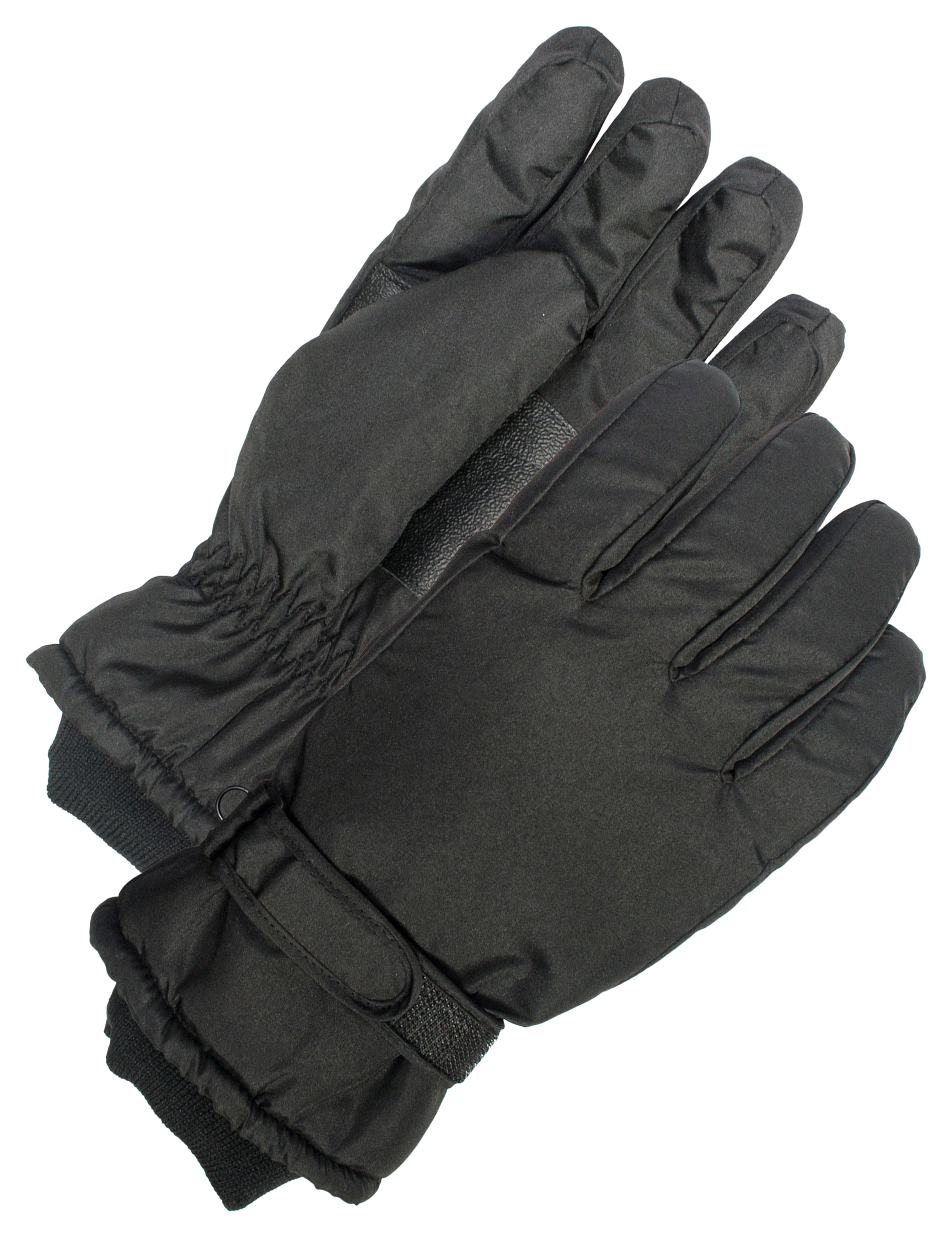 QuietWear Nylon Gloves for Men - Black - XL