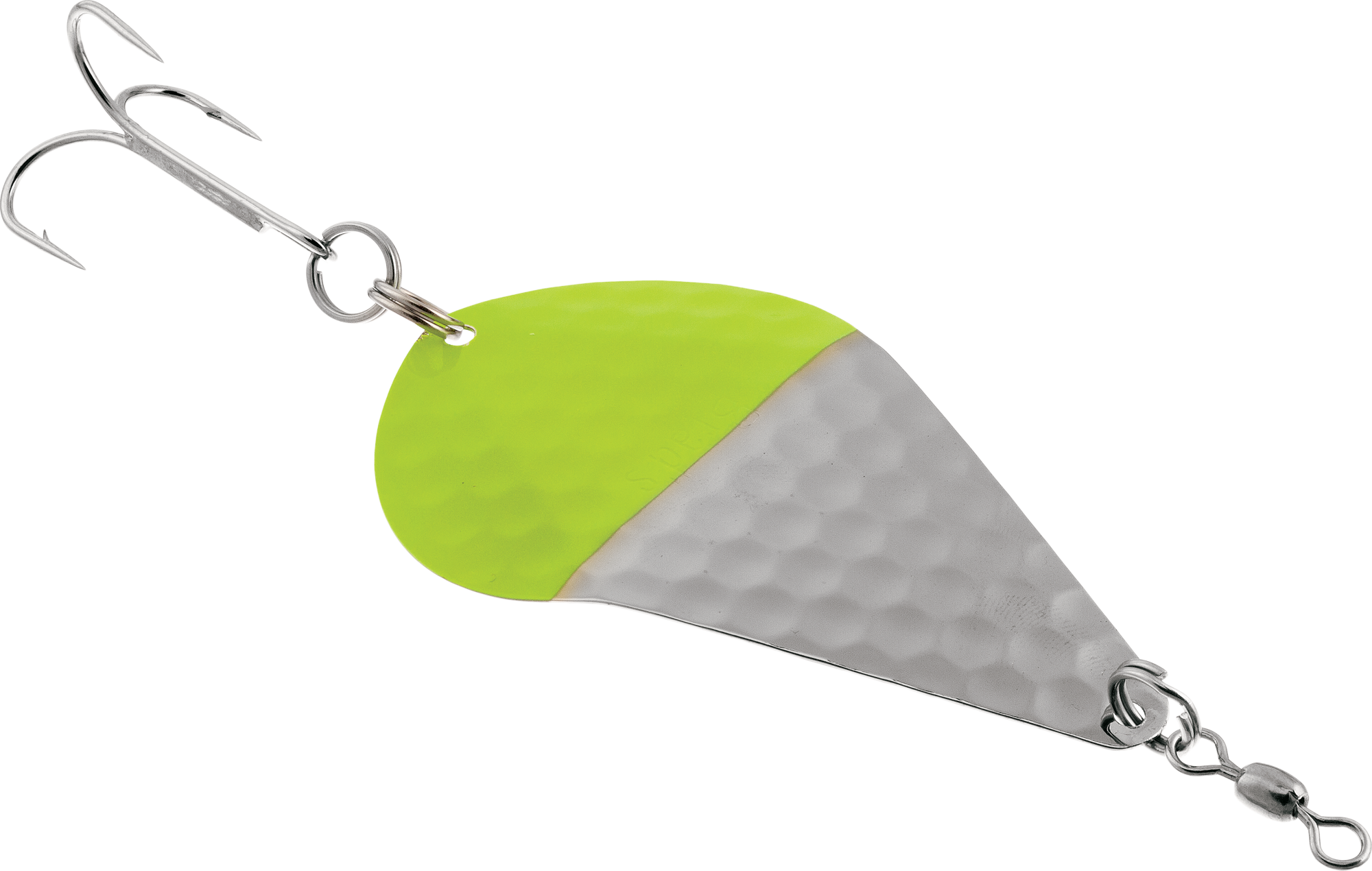 Image of Brad's Mini-Extreme Wobbler - 3-1/2″ - Silver/Chartreuse