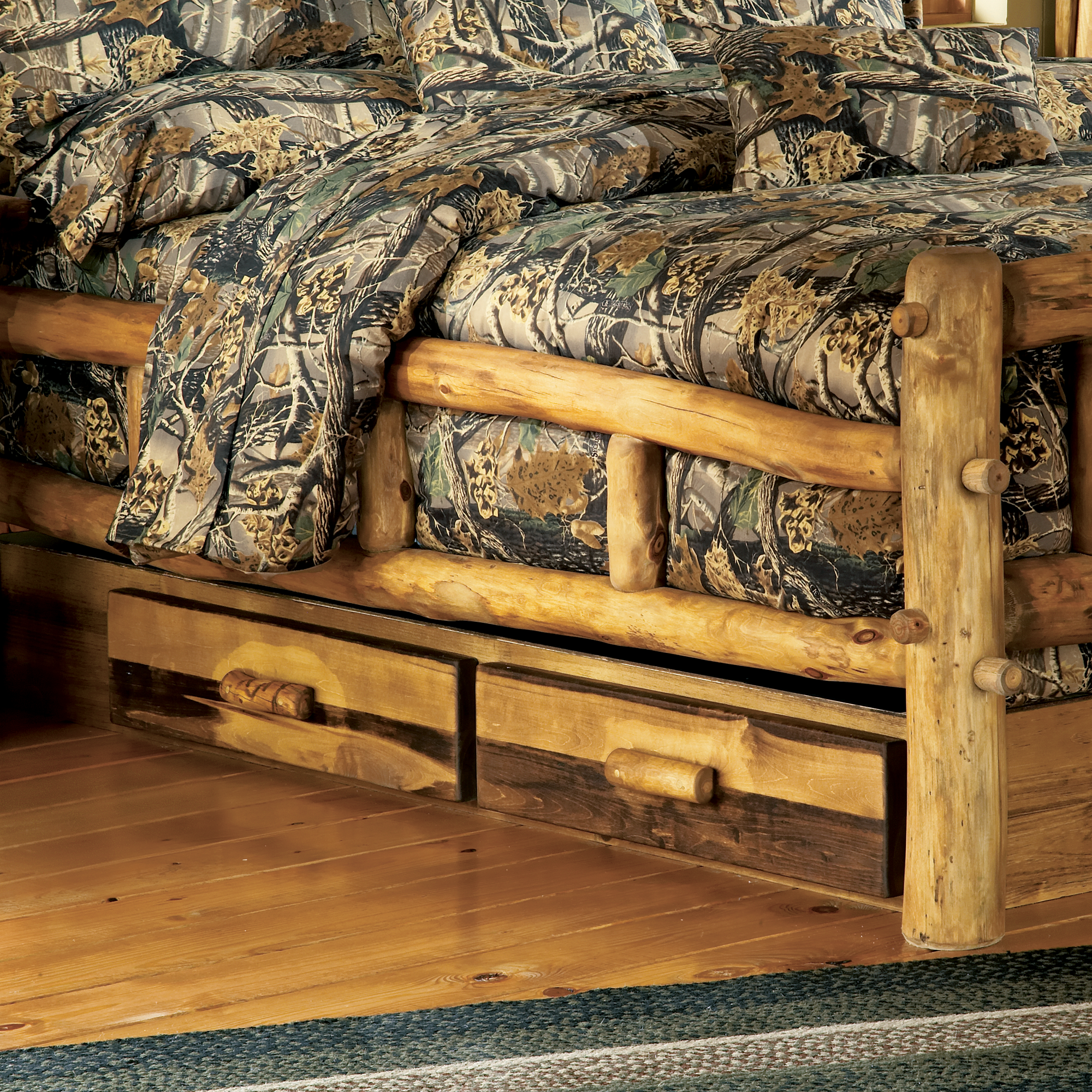 Mountain Woods Furniture Bronze Series 4-Drawer Underdresser - King