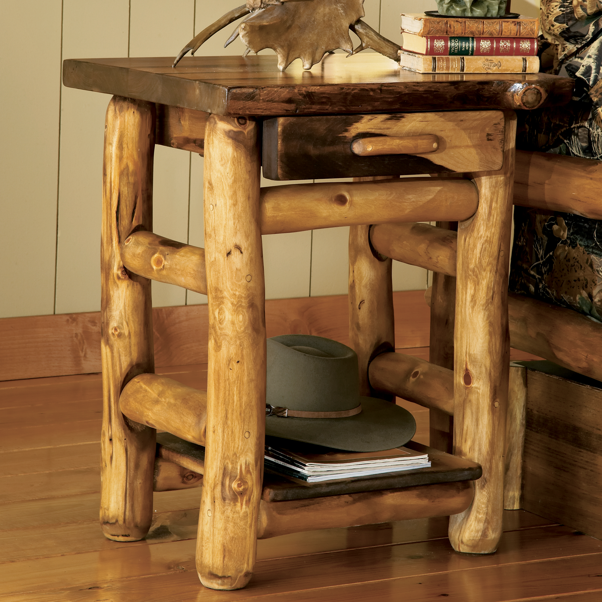 Mountain Woods Furniture Bronze Series One-Drawer Nightstand