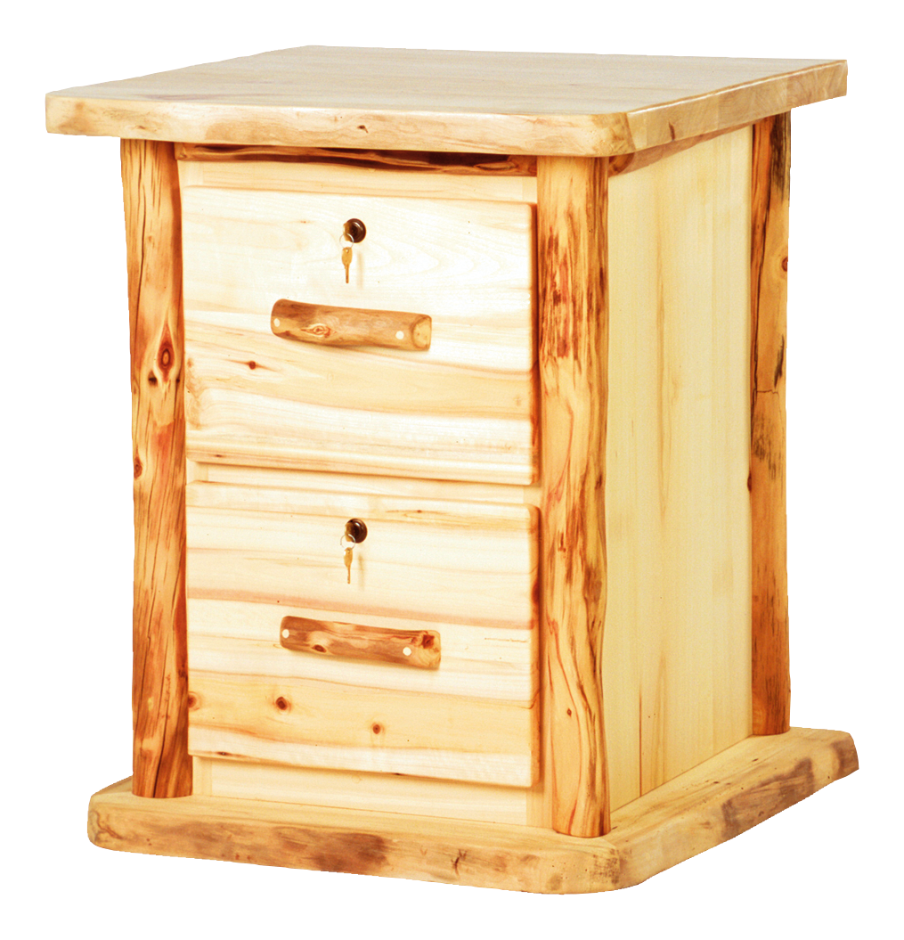 Mountain Woods Furniture Heirloom 2-Drawer Letter Size File Cabinet with Fl