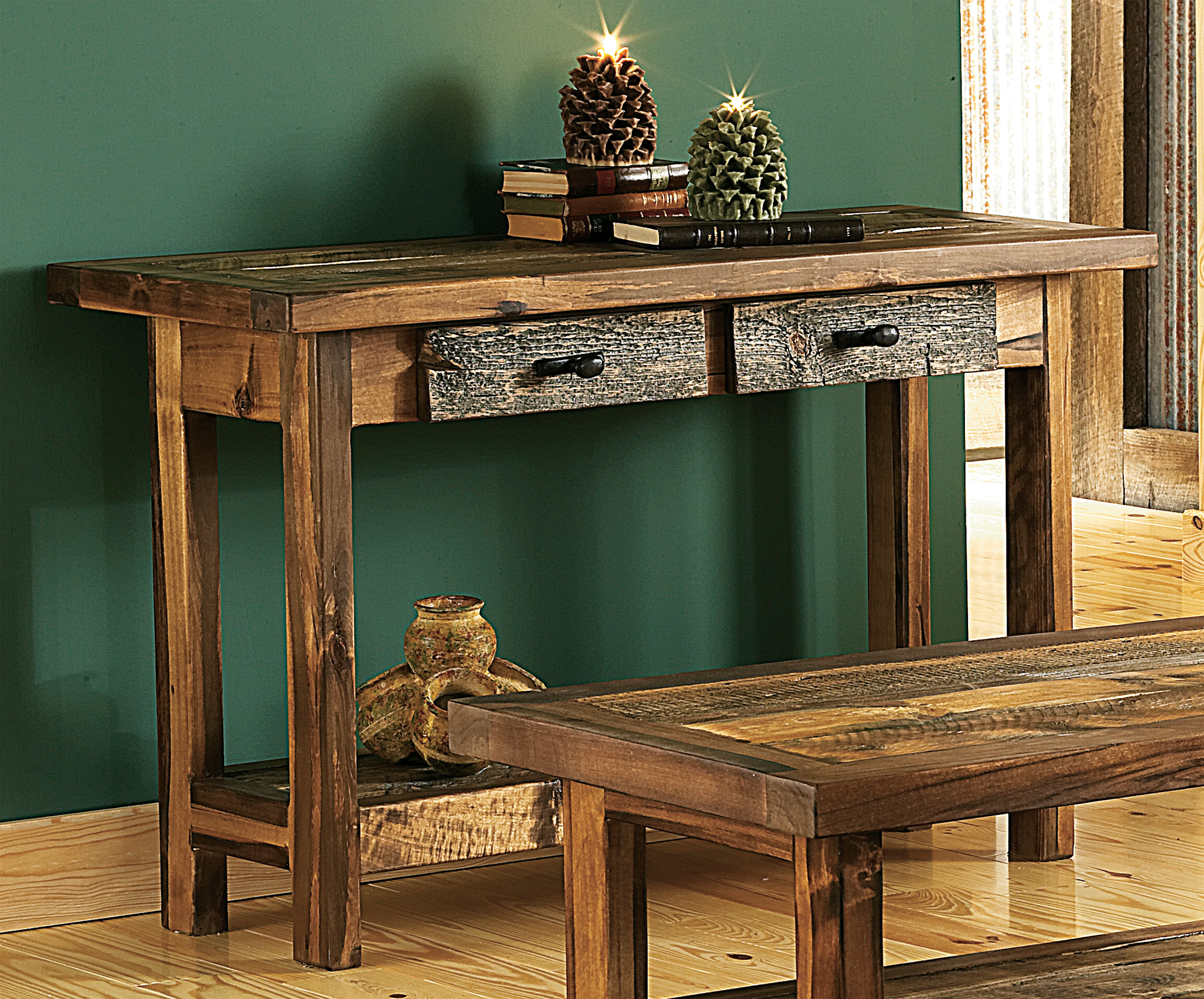 Mountain Woods Furniture Wyoming Collection Sofa Table