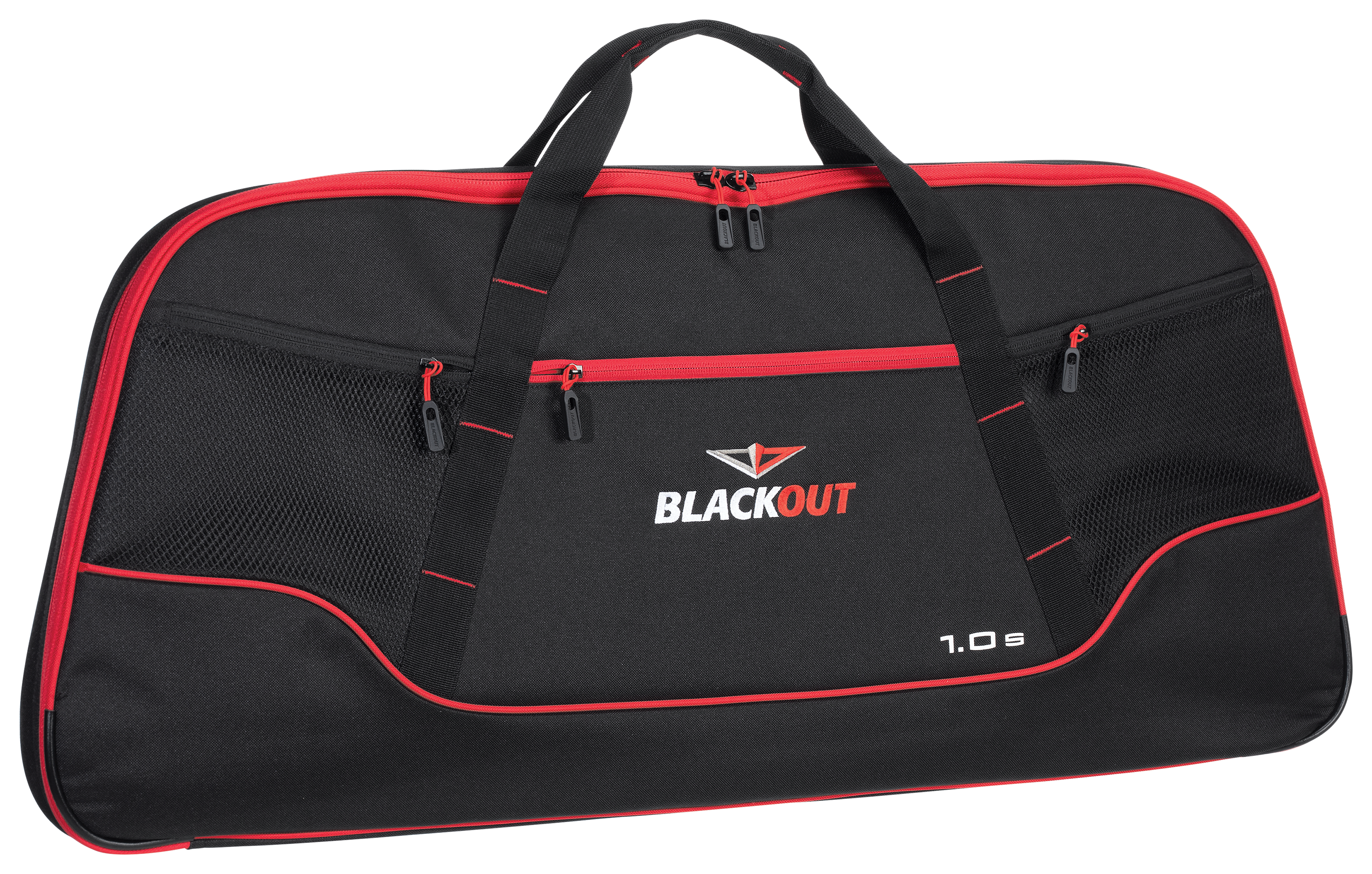 BlackOut 1.0S Compound Bow Case - Black/Red - BlackOut