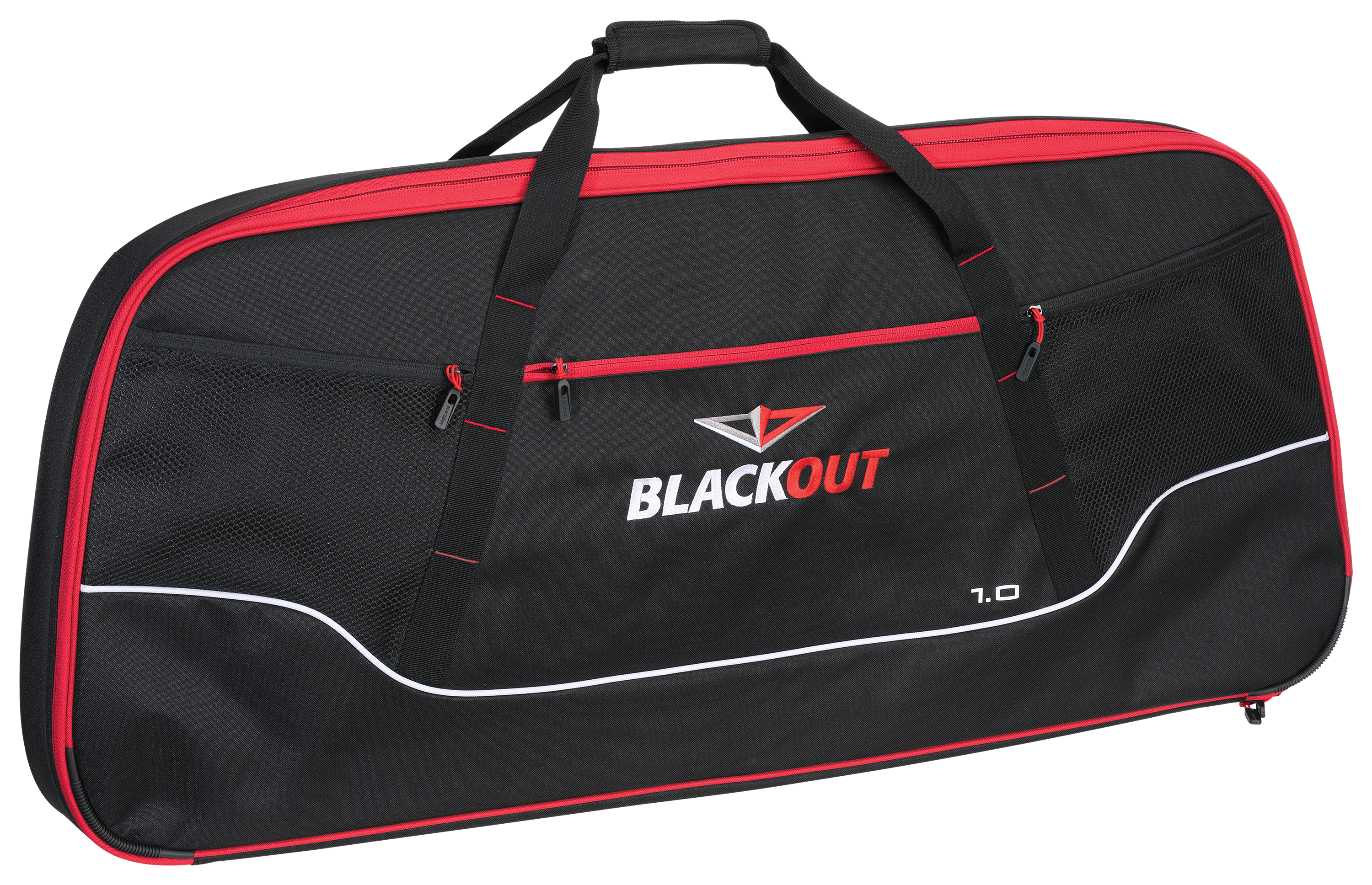 BlackOut 1.0 Compound Bow Case - Black/Red - BlackOut