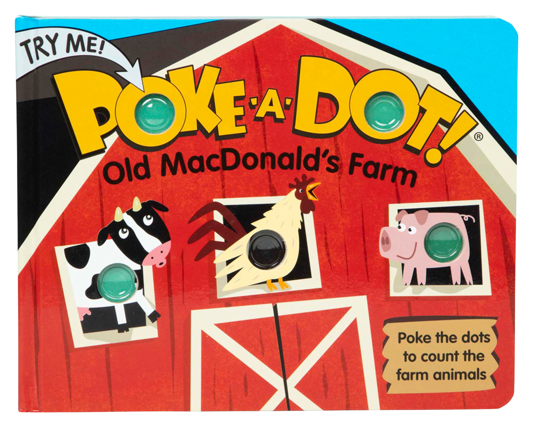 Poke-A-Dot Old McDonald's Farm Interactive Board Book for Kids