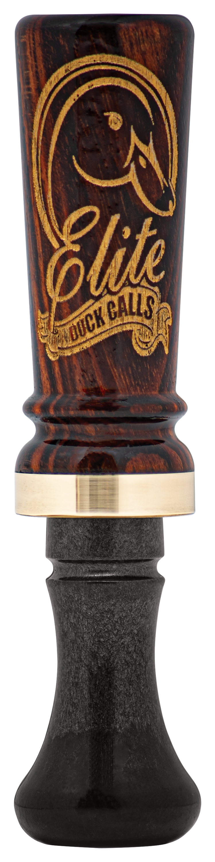 Image of Elite Duck Calls Elite Freak Polycarbonate Duck Call - Wood/Black