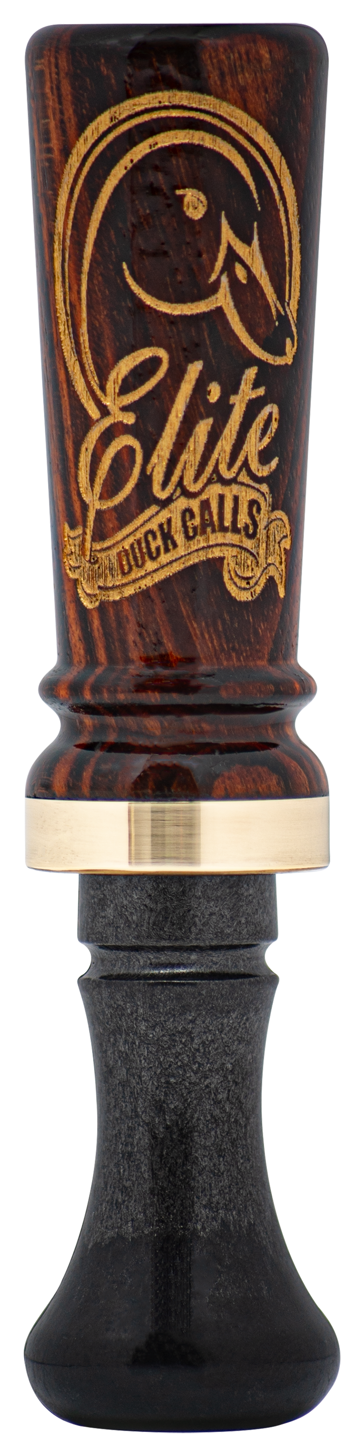 Image of Elite Duck Calls Elite Edge Polycarbonate Duck Call - Wood/Black