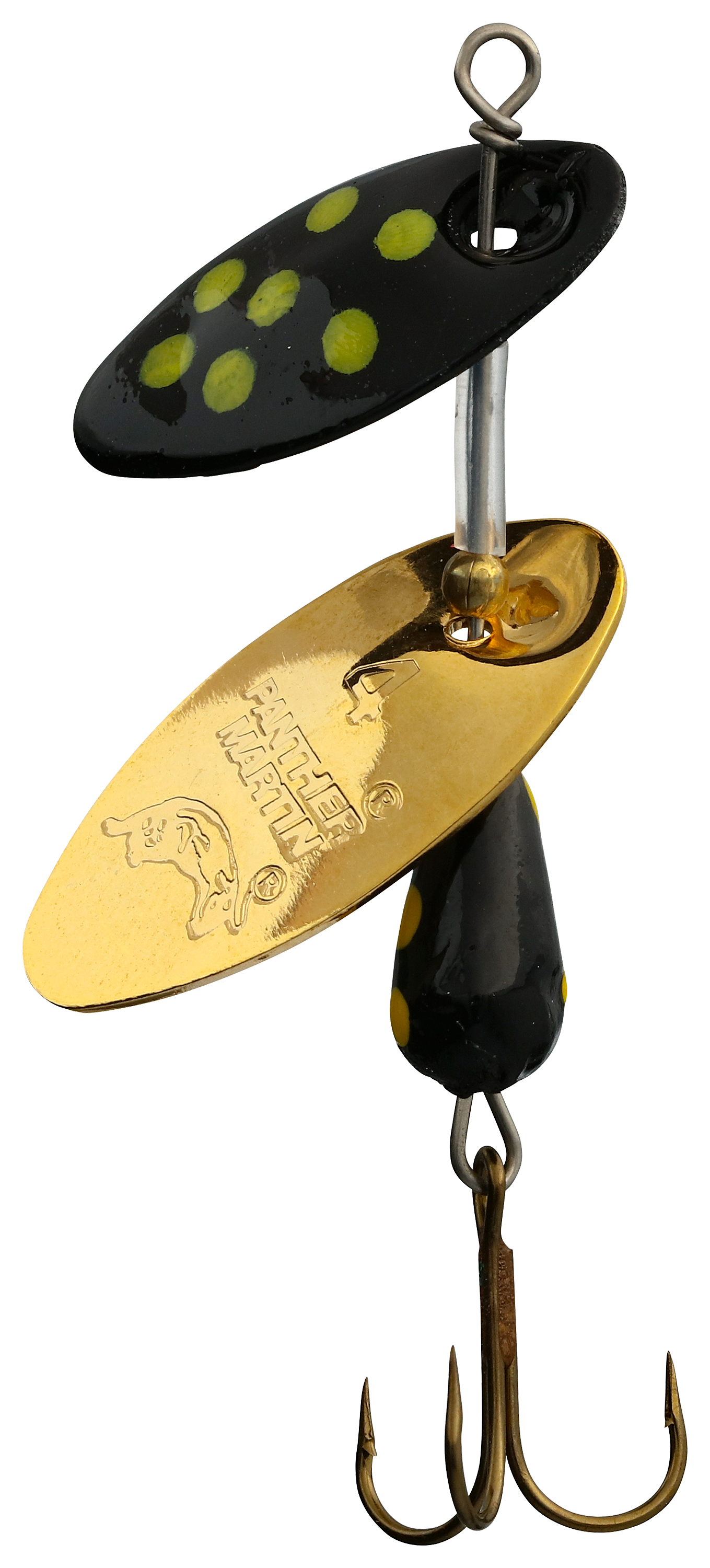 Image of Panther Martin Dual Flash Spinner - 2-1/2' - Black/Gold