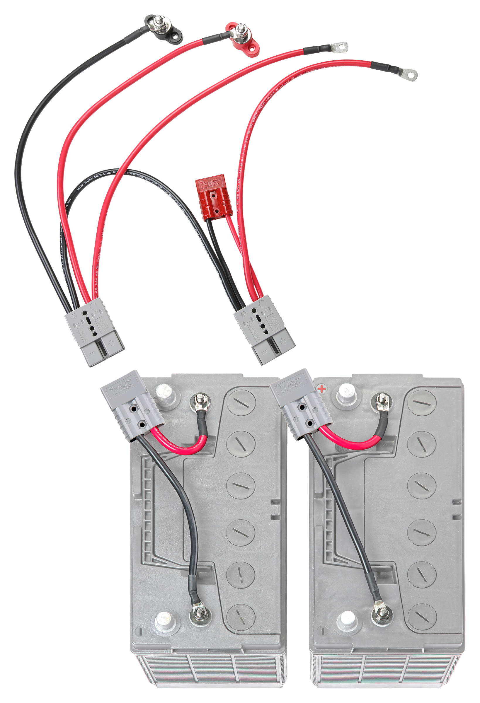 Connect-Ease Outboard Motor Dual Battery Connection Kit