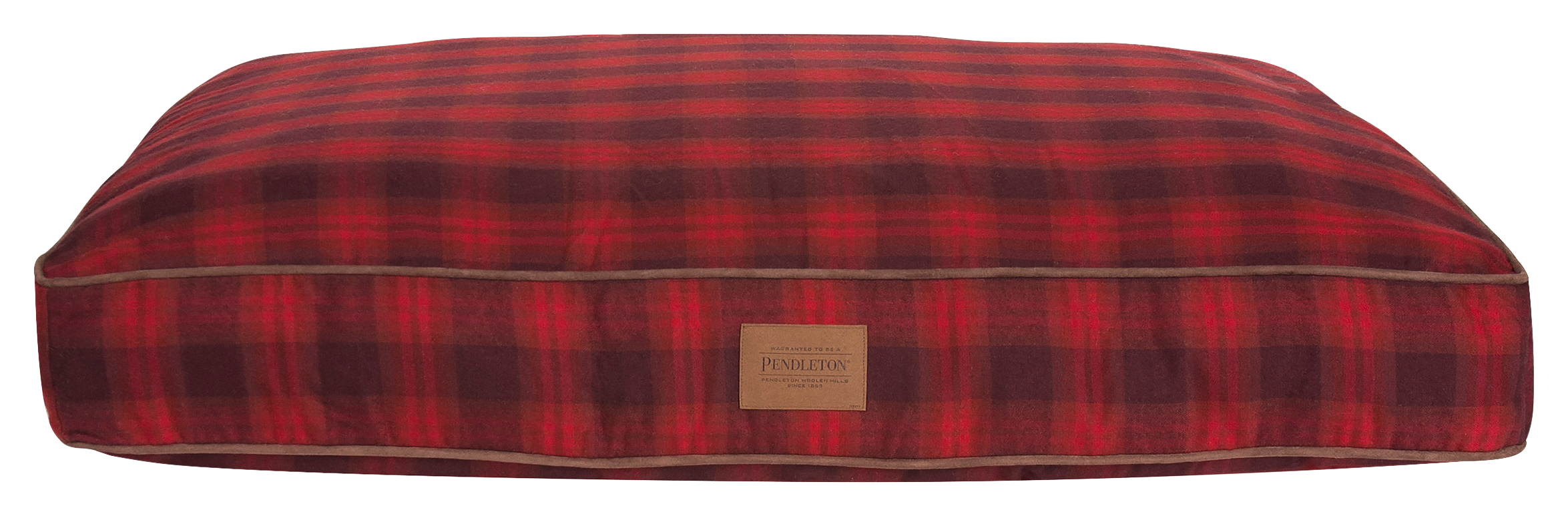 Pendleton Pet Napper Dog Bed - 30 lbs - Red Ombre - Pendleton Pet