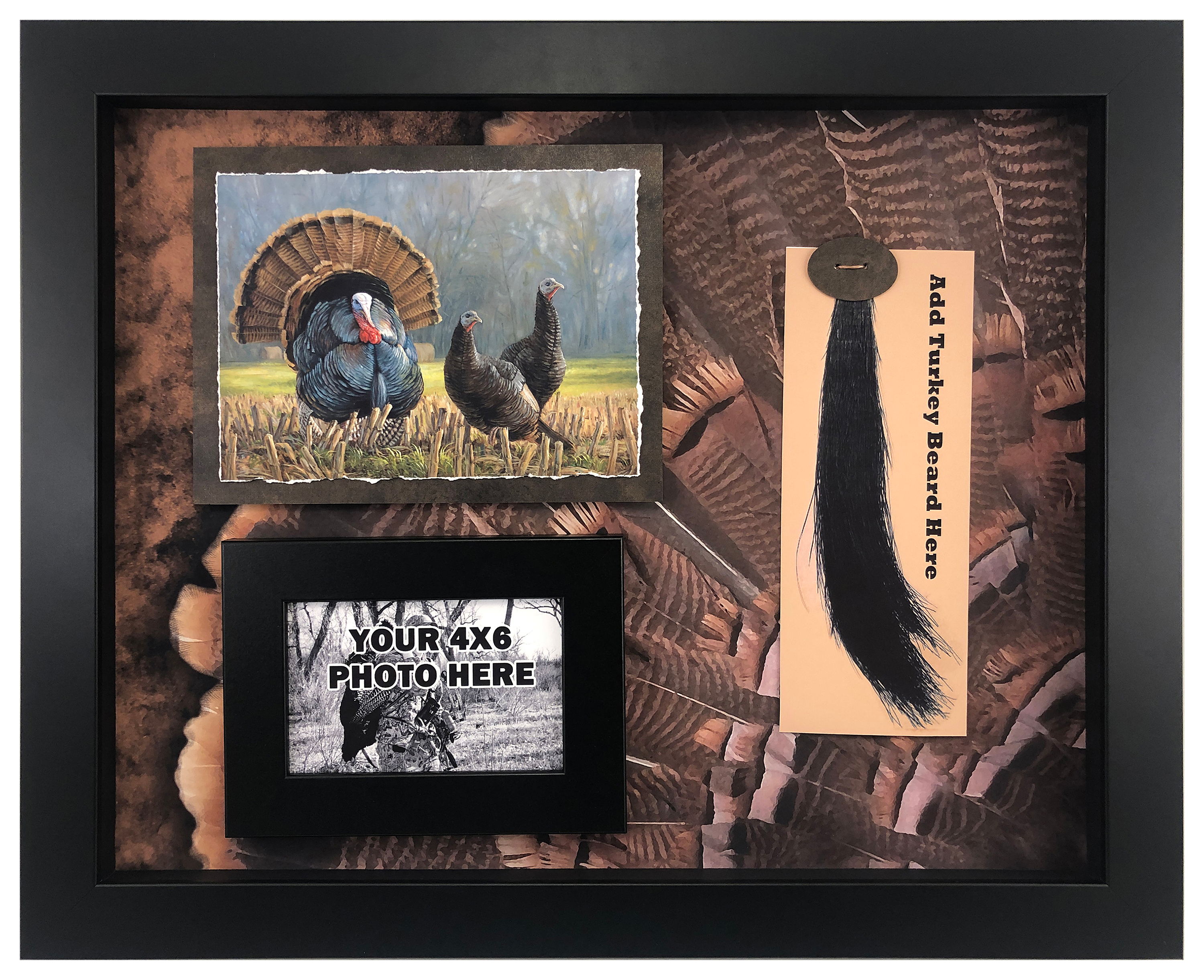 Print &Frame Turkey Keepsake 3-D Shadow Box