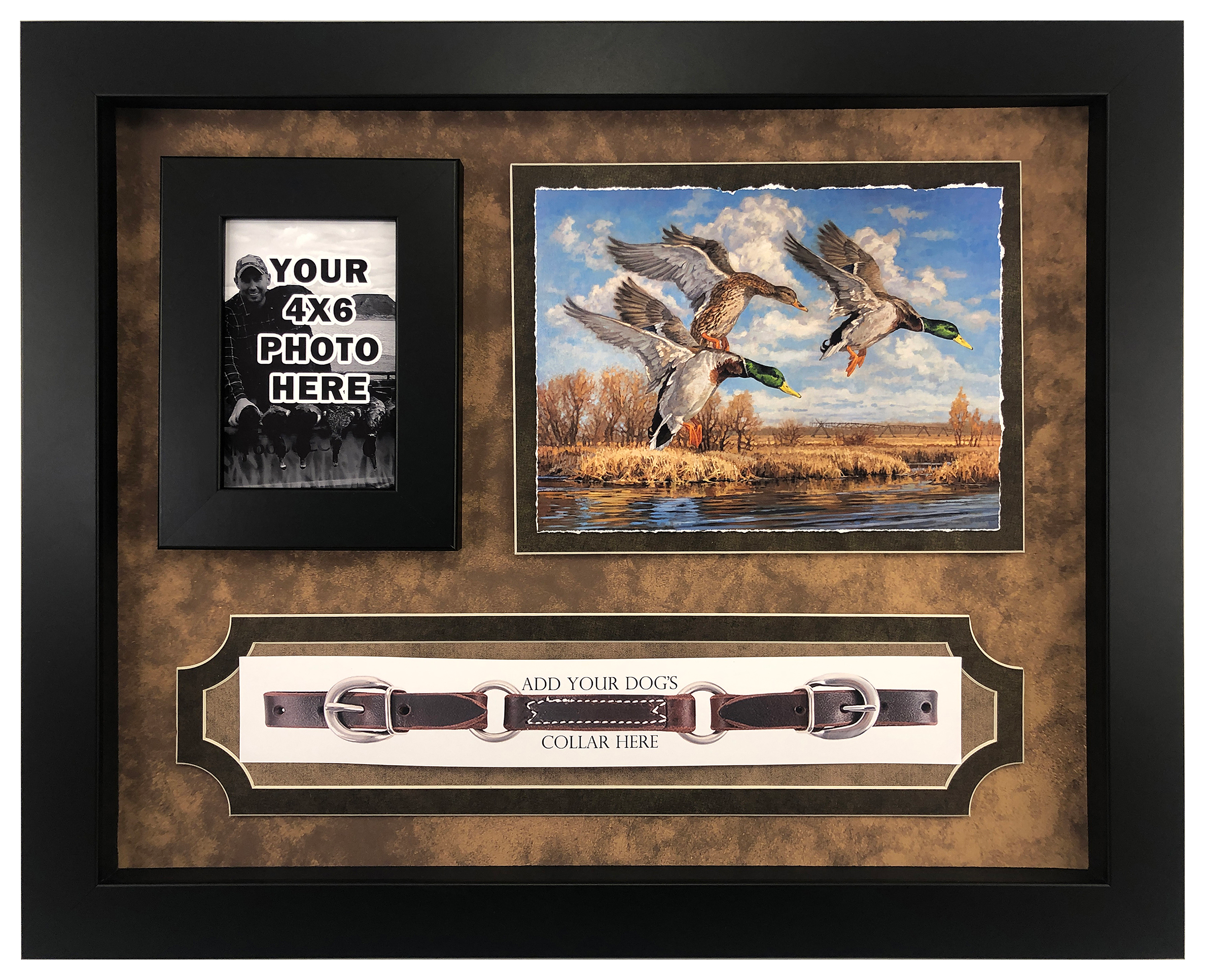 Print &Frame Duck and Dog Keepsake 3-D Shadow Box
