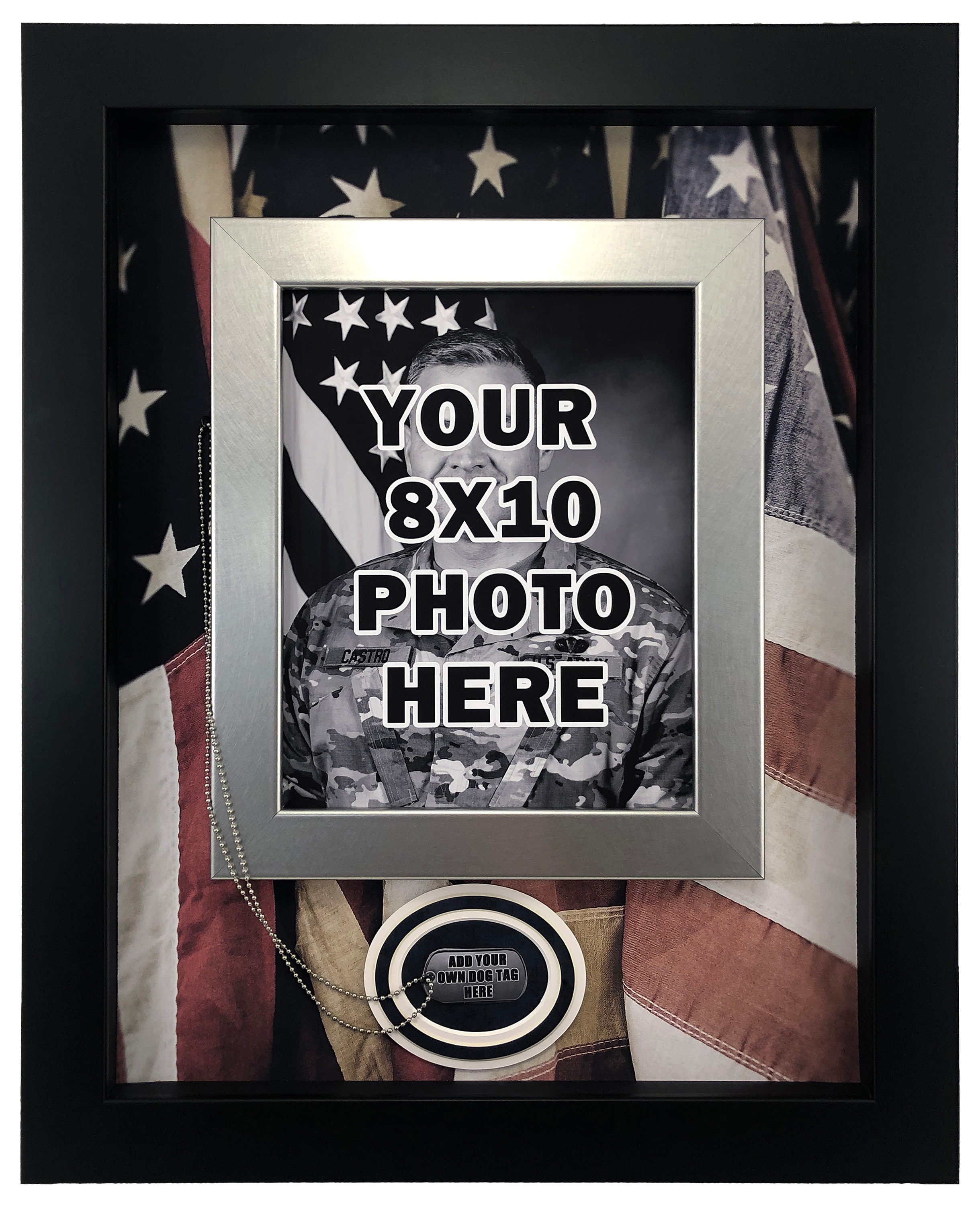 Print &Frame Patriotic Keepsake 3-D Shadow Box