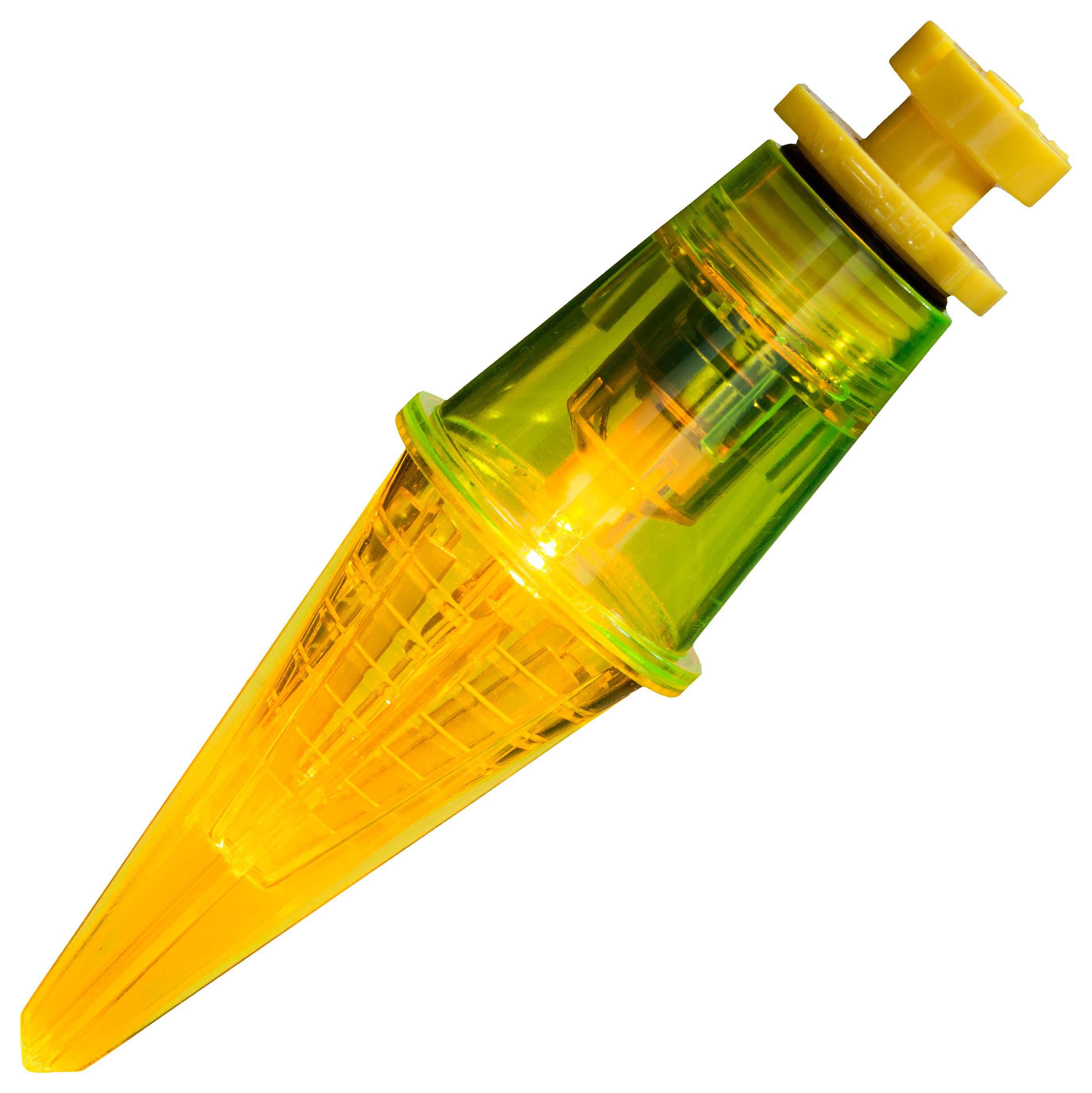 Night Bobby Lighted Floats - Torpedo - Yellow - 4-1/2