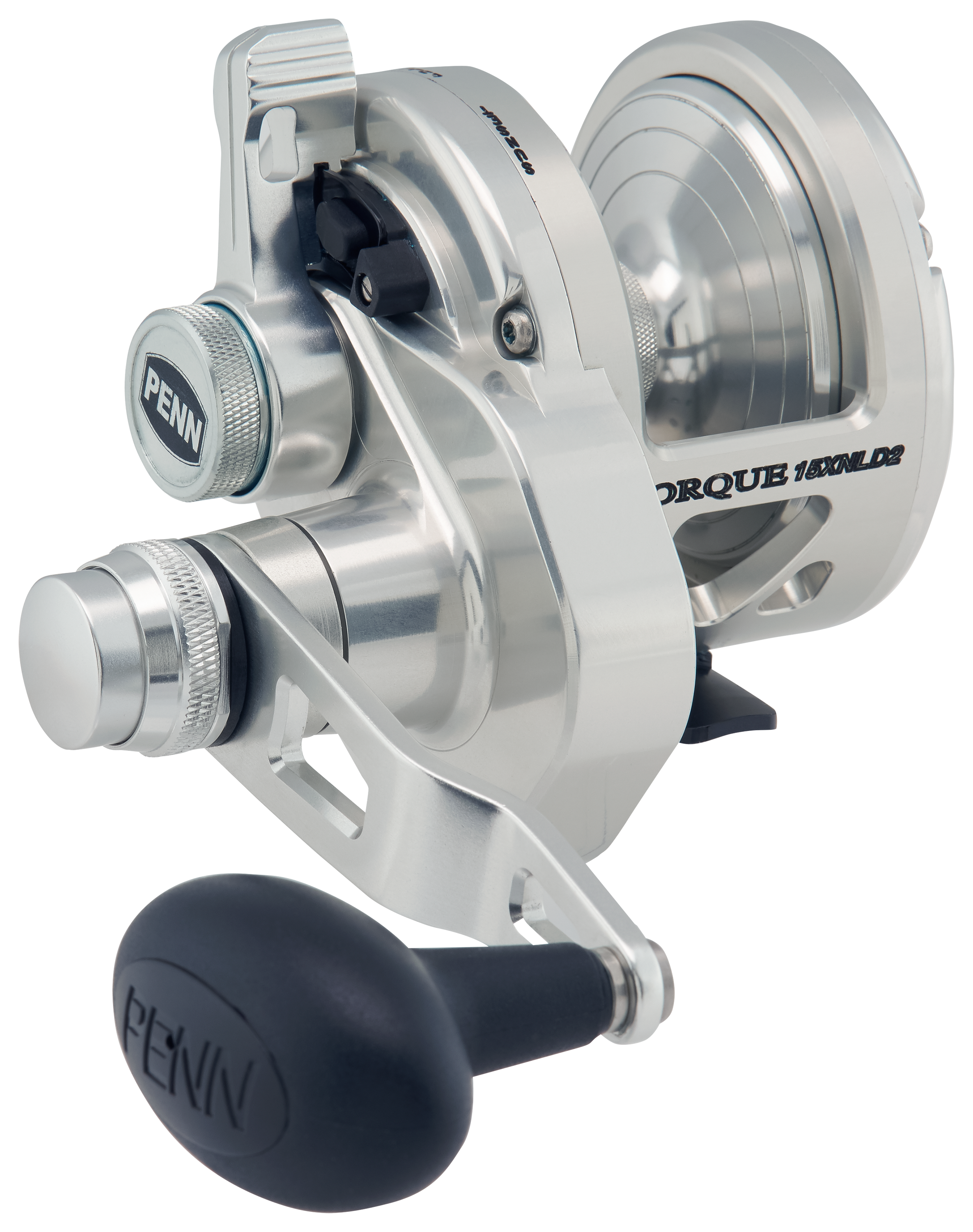 PENN Torque Two-Speed Lever Drag Silver Reel - TRQ15XNLD2S