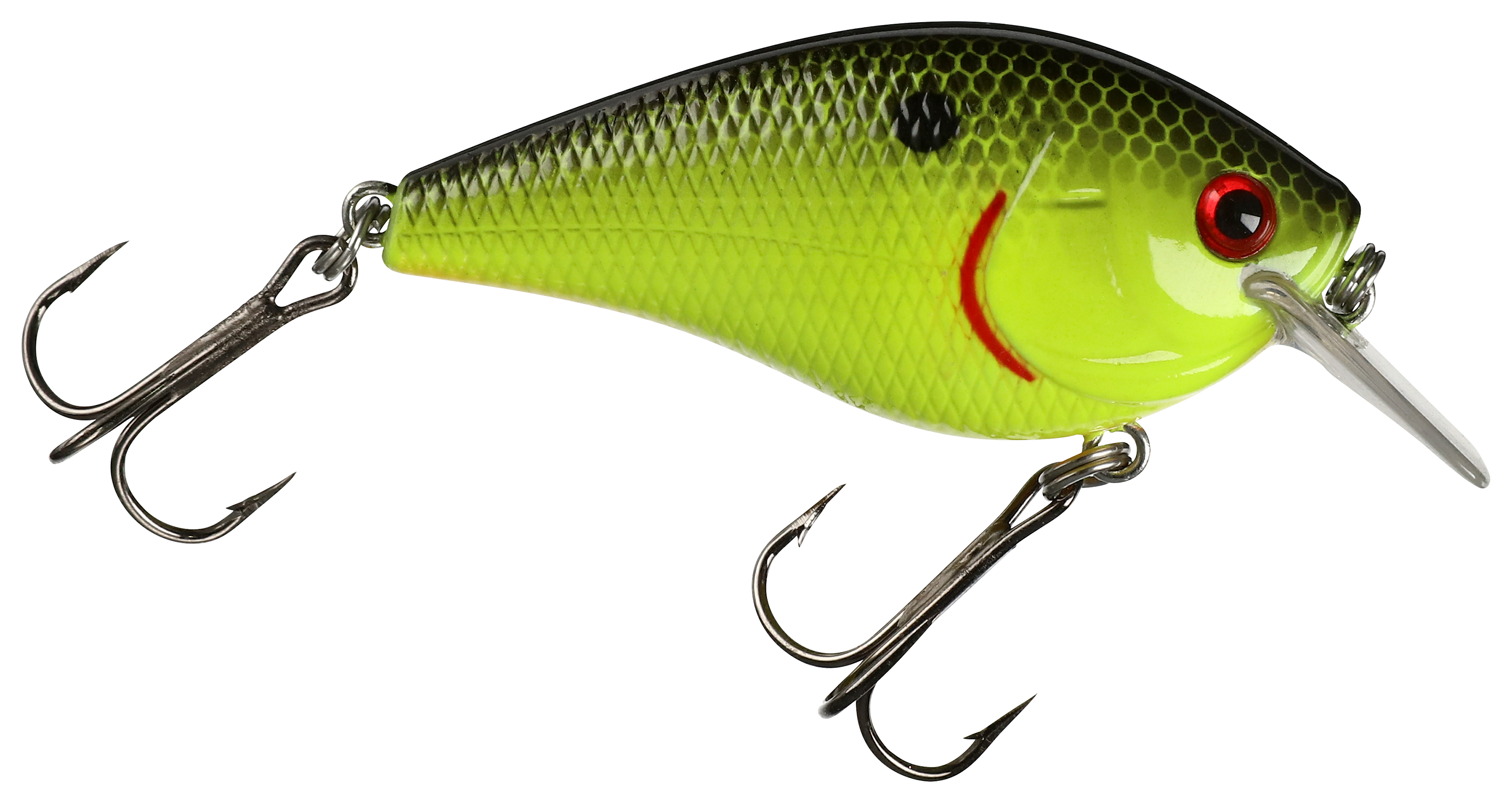 Image of BOOYAH XCS Squarebill Crankbait - 2-3/4″ - Black Chartreuse