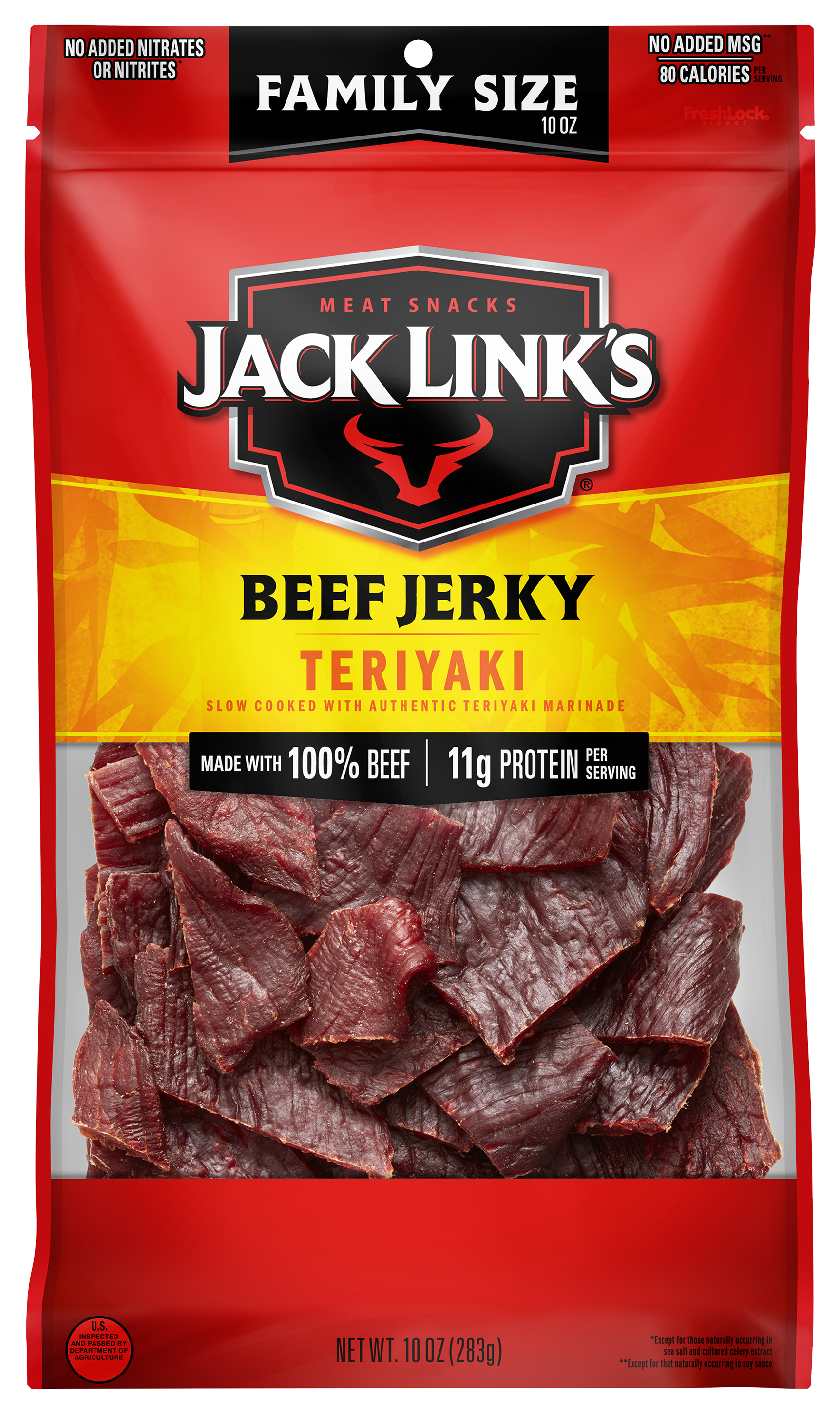 Jack Links Teriyaki Beef Jerky - 10 oz.