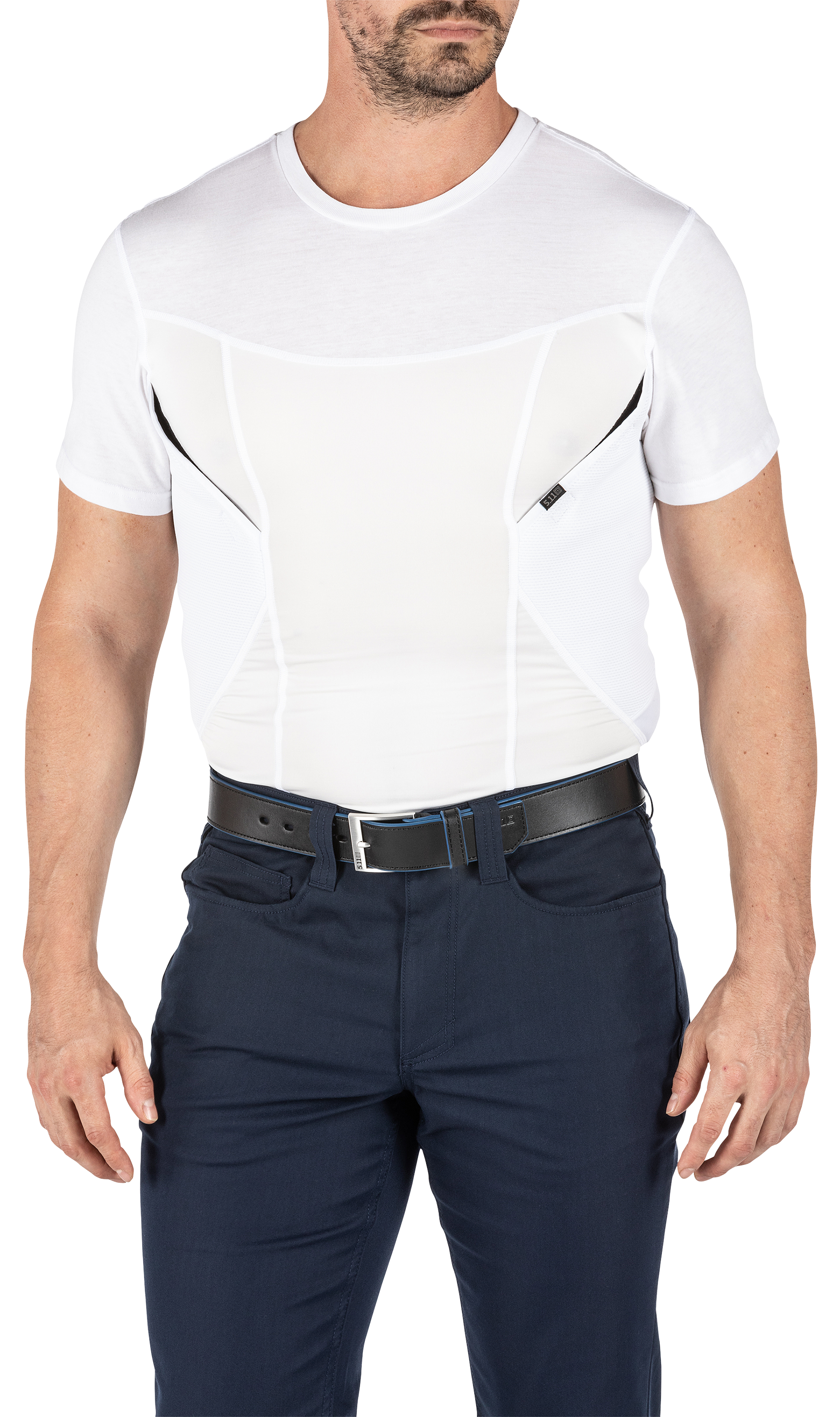 5.11 Tactical CAMS Base-Layer Short-Sleeve T-Shirt for Men - White - 2XL - 5.11 Tactical