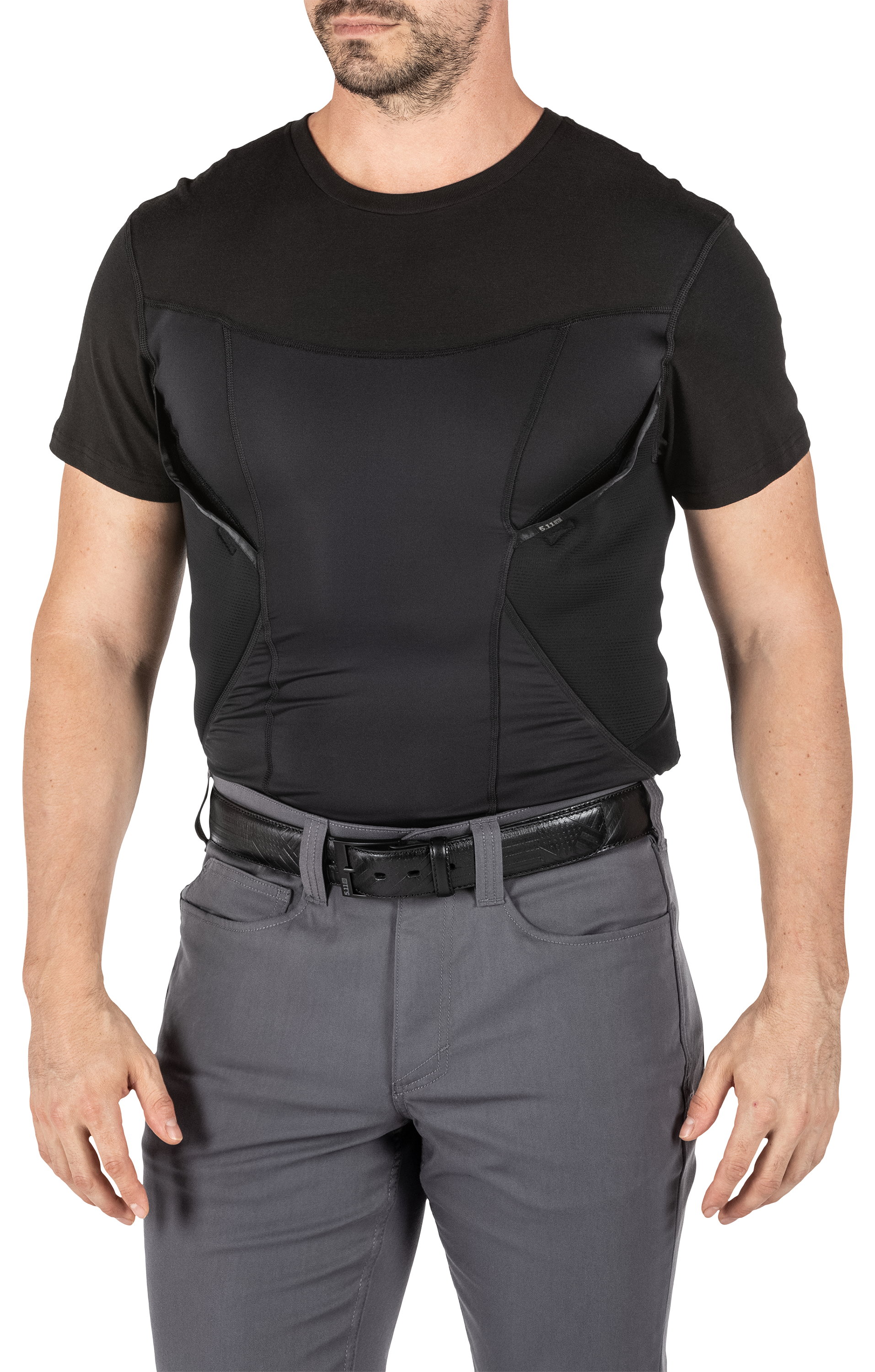 5.11 Tactical CAMS Base-Layer Short-Sleeve T-Shirt for Men - Black - M - 5.11 Tactical