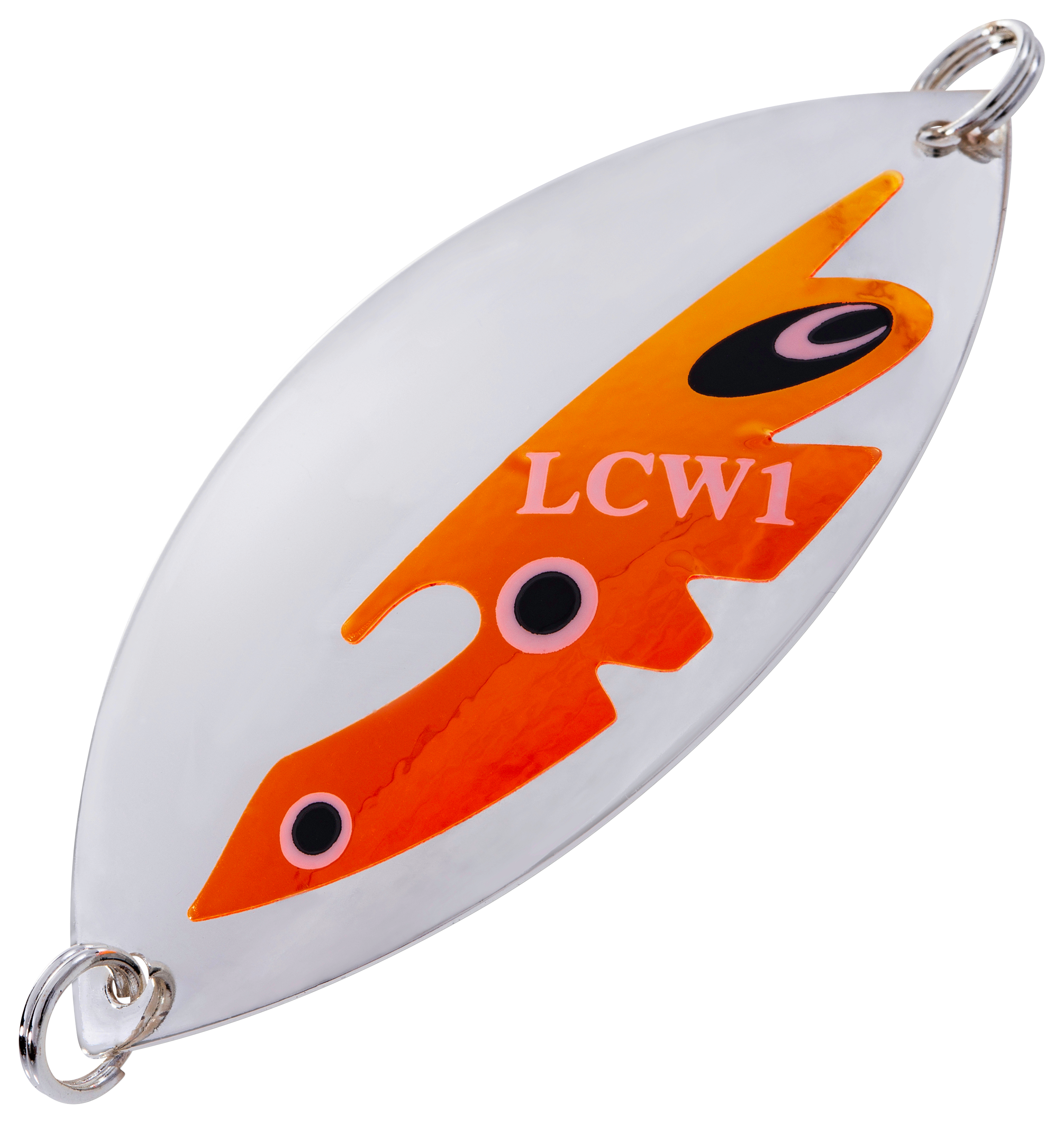 Lake Clear Wabbler - 1/3 oz. - Flame Jelly